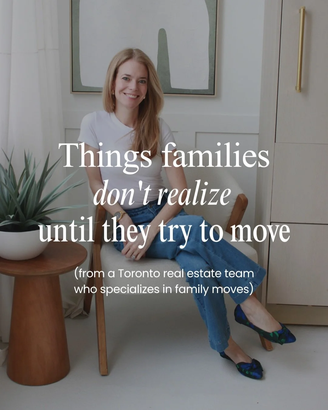 Nobody talks enough about the reality of family moves in Toronto. 
Finding the right next neighbourhood or home for your family is exciting, emotional and stressful. 
But truly, a lot of the unexpected overwhelm usually comes from preparing your curr