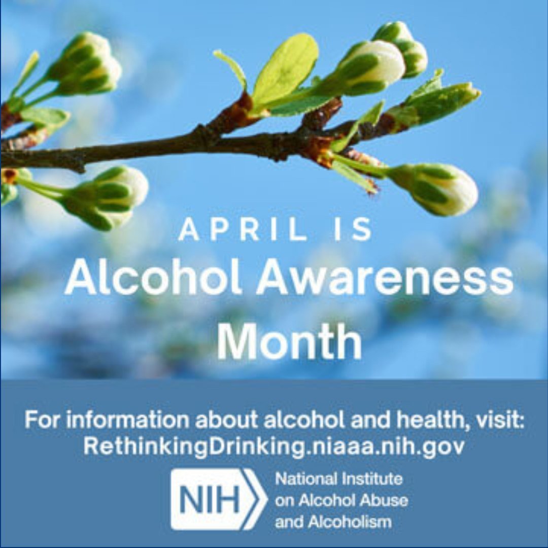 April is #AlcoholAwarenessMonth! Learn more and get find tools for change at the NIAAA's Rethinking Drinking website.