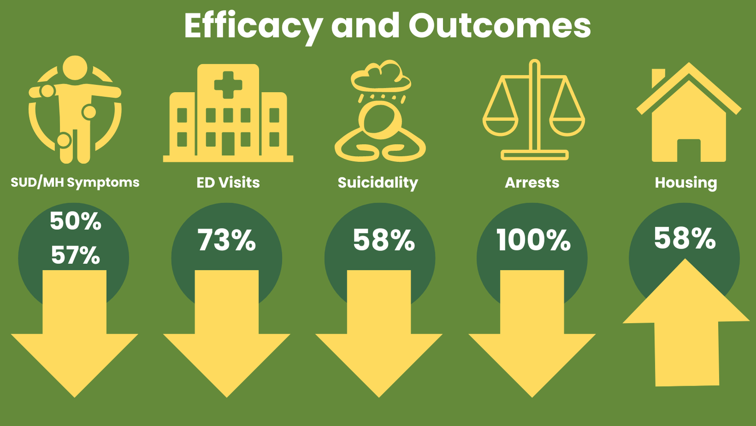 MISSION efficacy and outcomes data panel