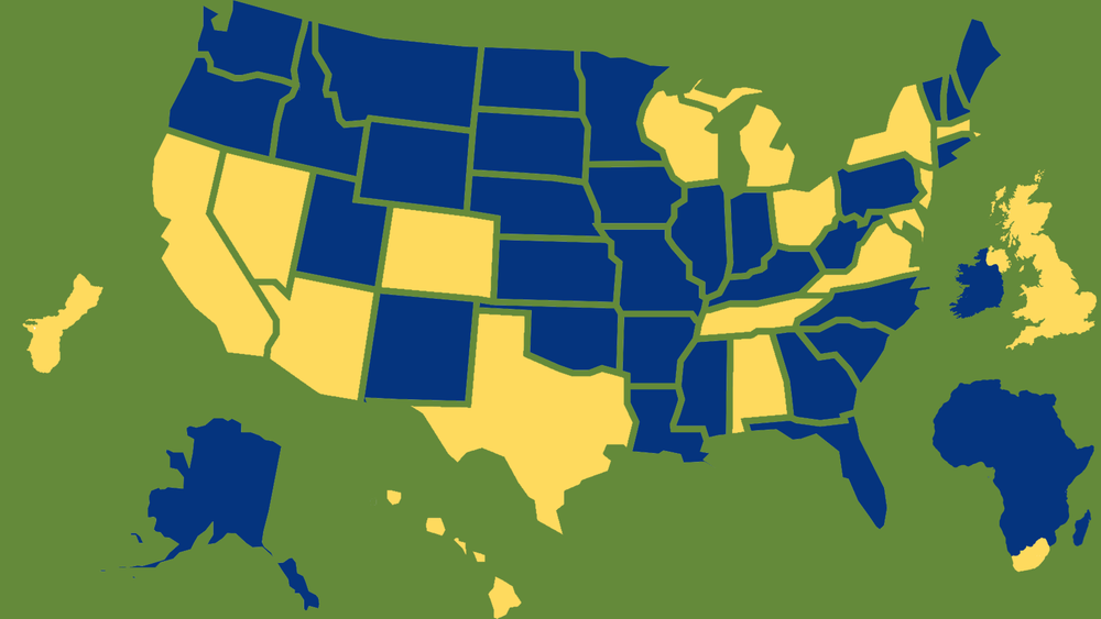Map of MISSION implementation sites across the U.S. and the world