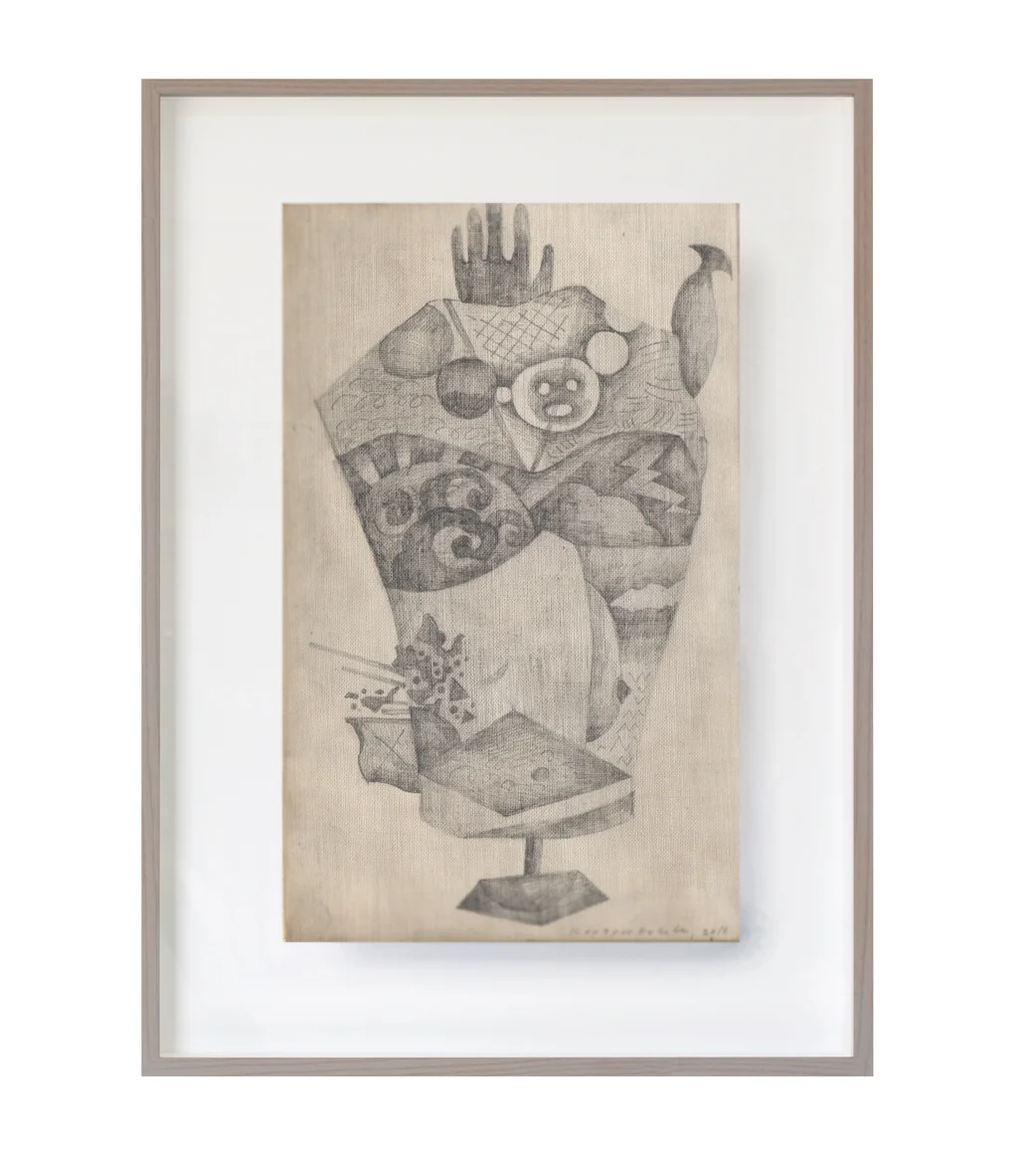 Untitled, 2016 (Study for Sculpture) 11cm x 17.5cm Pencils on paper