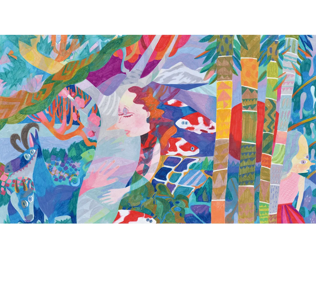 Re-Kaido Niigata, 2018 48cm x 80cm Colour pencils on paper