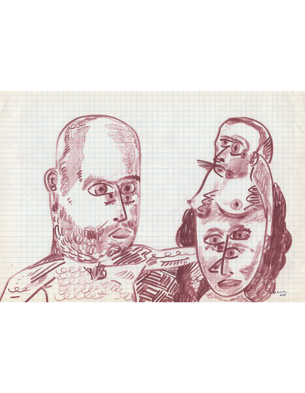 Drawing - Remember, 2018 29.5cm x 21cm Colour pencils on paper