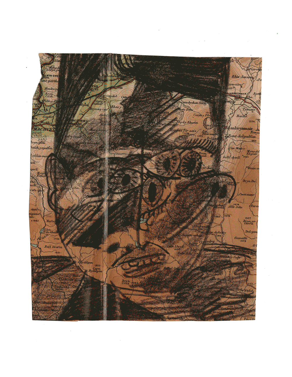 Untitled (Man3) , 2019 18cm x 11cm coloured pencils on paper