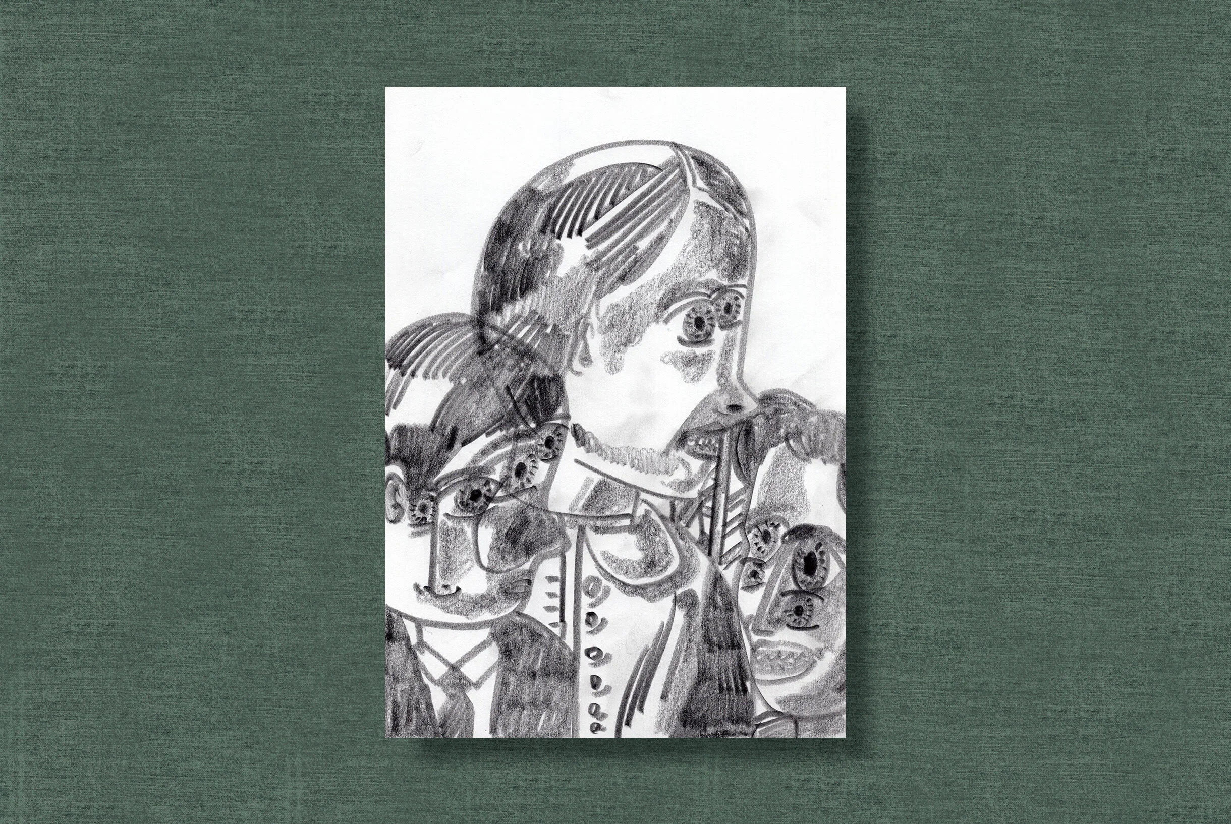 By Pencils, 2019 21cm × 29.7cm pencils on paper