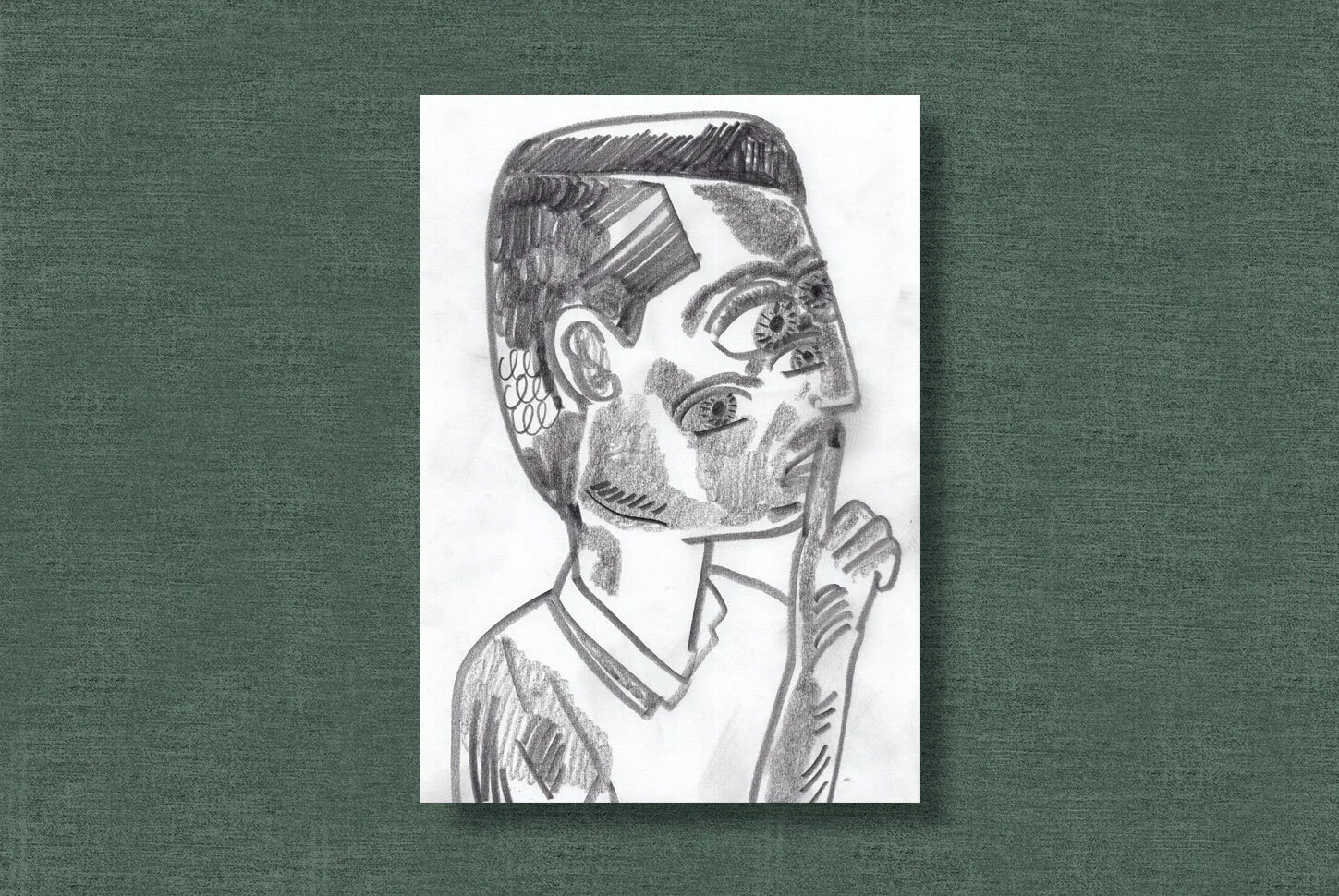 By Pencils, 2019 21cm × 29.7cm pencils on paper