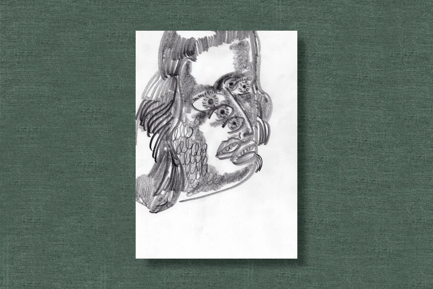 By Pencils, 2019 21cm × 29.7cm pencils on paper