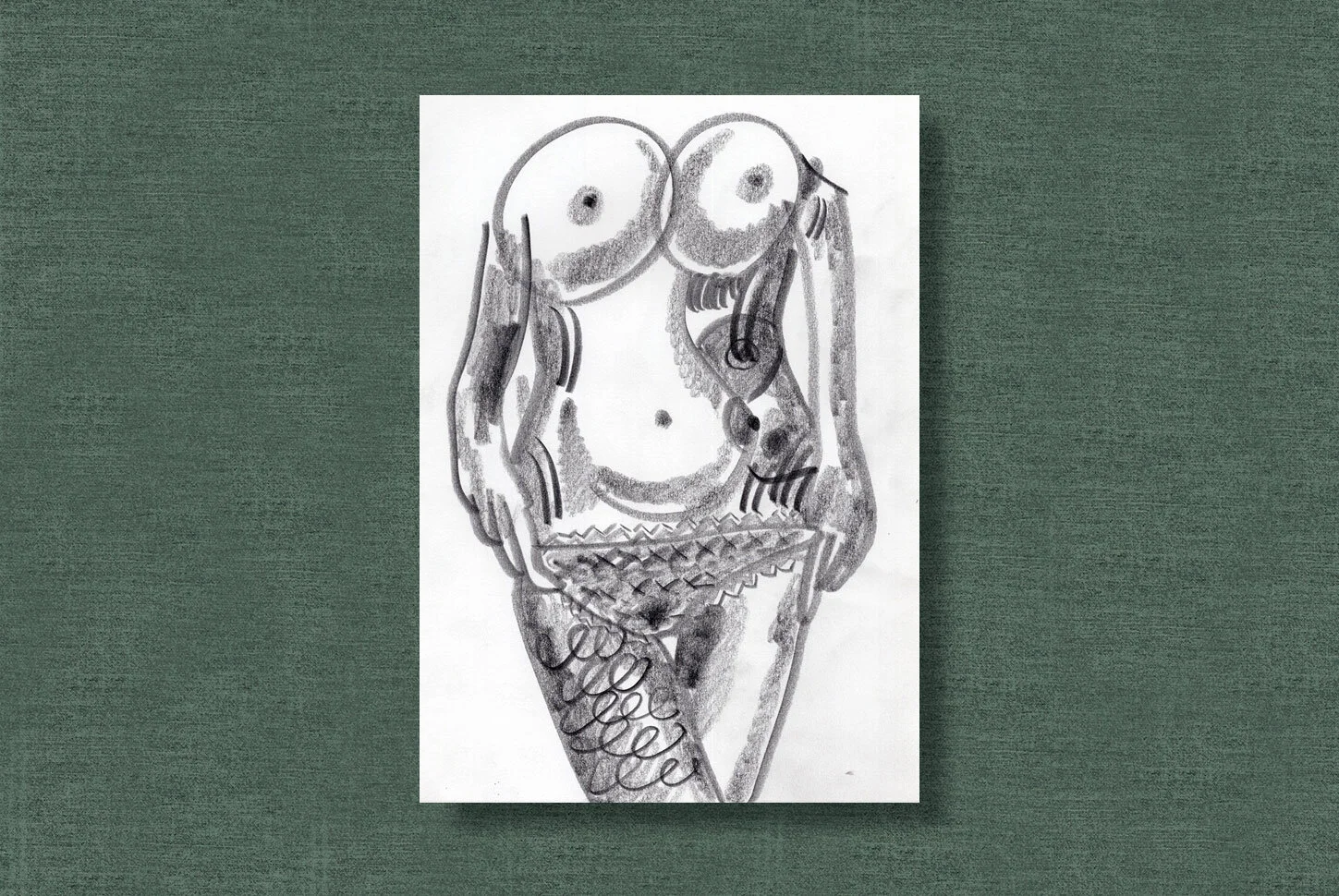 By Pencils, 2019 21cm × 29.7cm pencils on paper