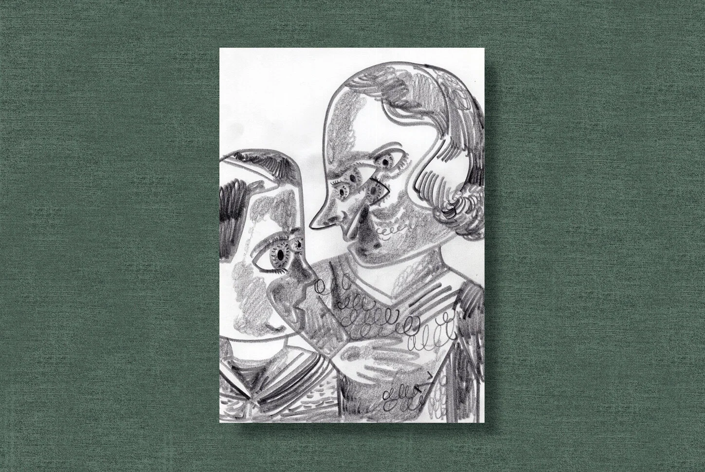 By Pencils, 2019 21cm × 29.7cm pencils on paper
