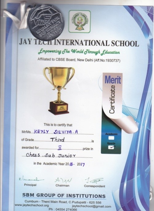 2016 school award