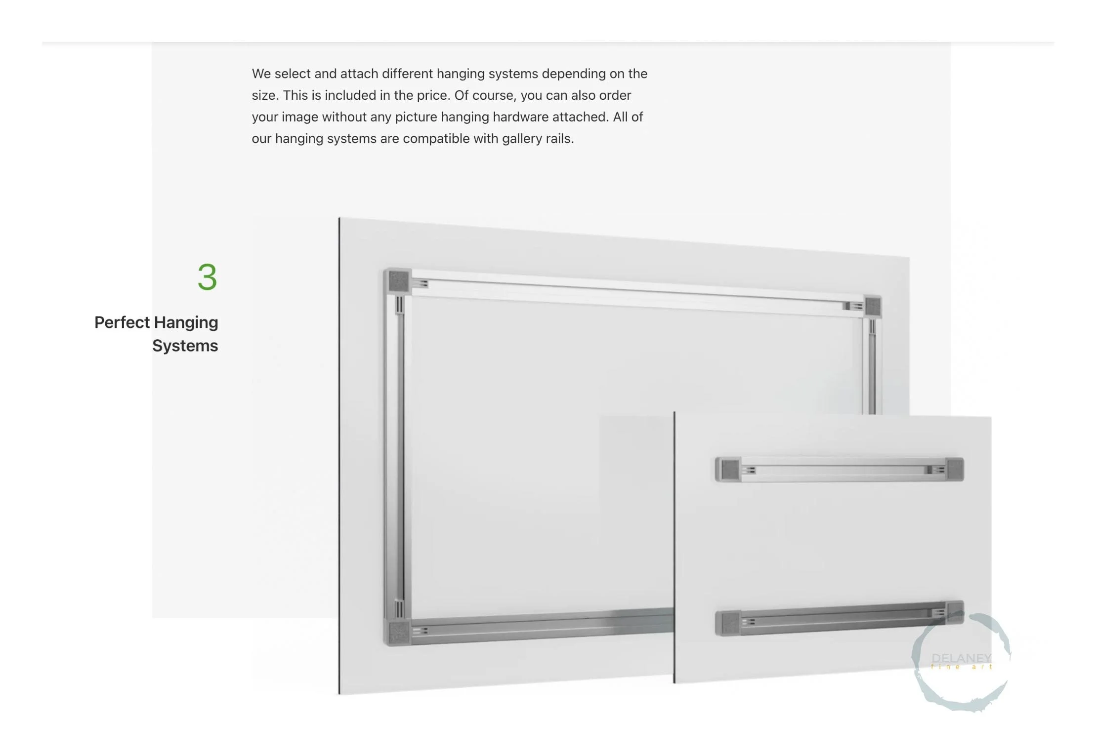 German Hanging Hardware Attached and Included