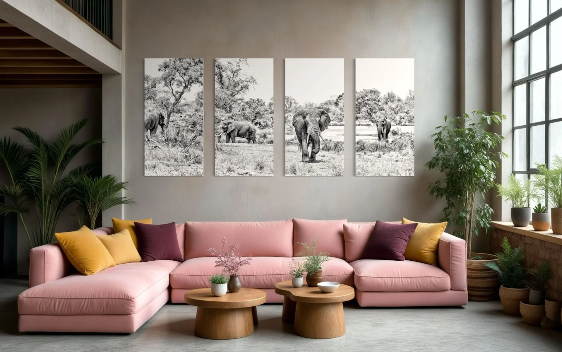 elephant oasis 4 panels.jpg
