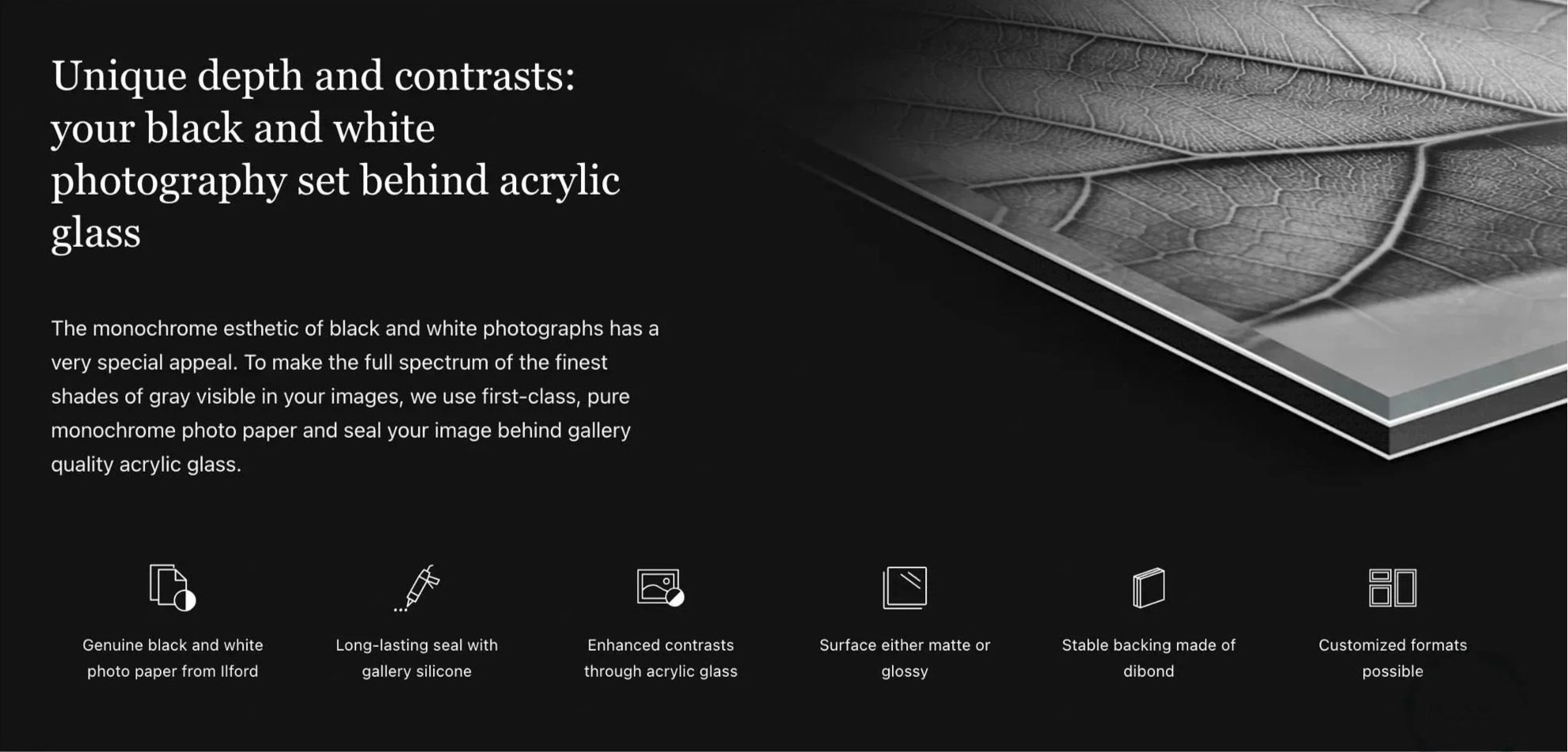 Acrylic Print Specifications 