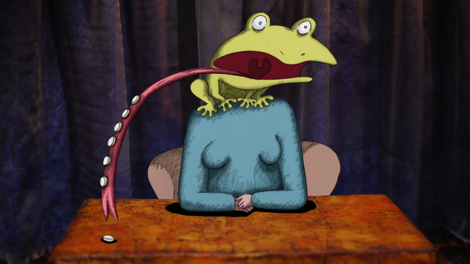 Still from "Rocks In My Pockets"
