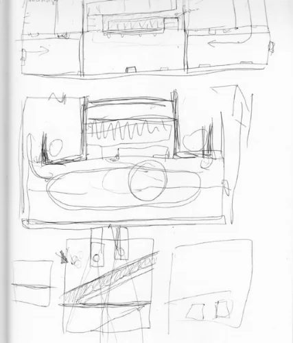  Shaky because it was drawn on the subway