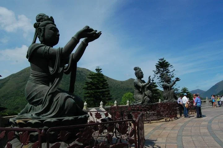 The Offering of the Six Devas, Tian Tan Buddha, Lantau. 