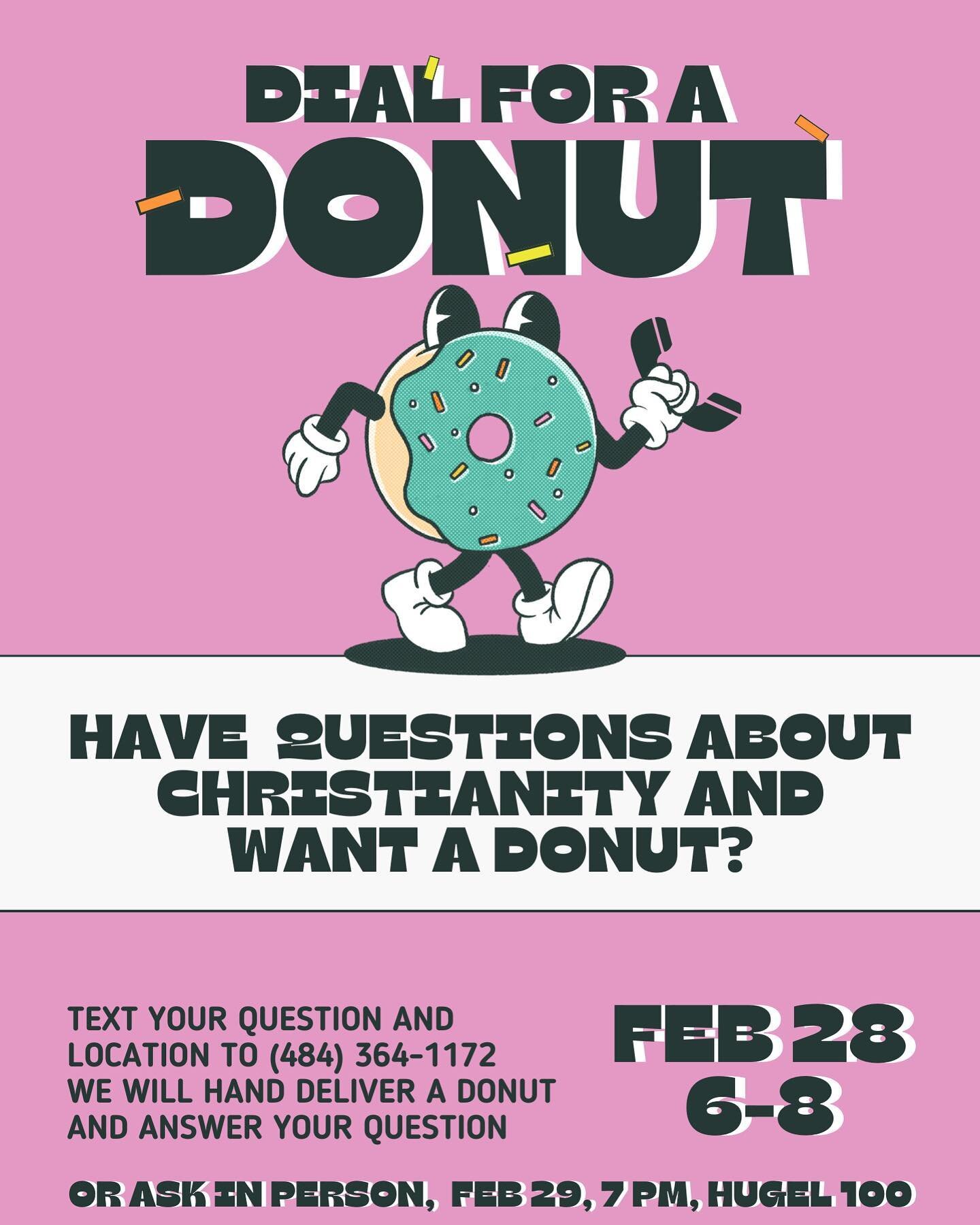 Don&rsquo;t miss Dial for a Donut happening next Wednesday night!!! If you miss it, don&rsquo;t worry we&rsquo;ll be having a part 2 during primetime the following night!