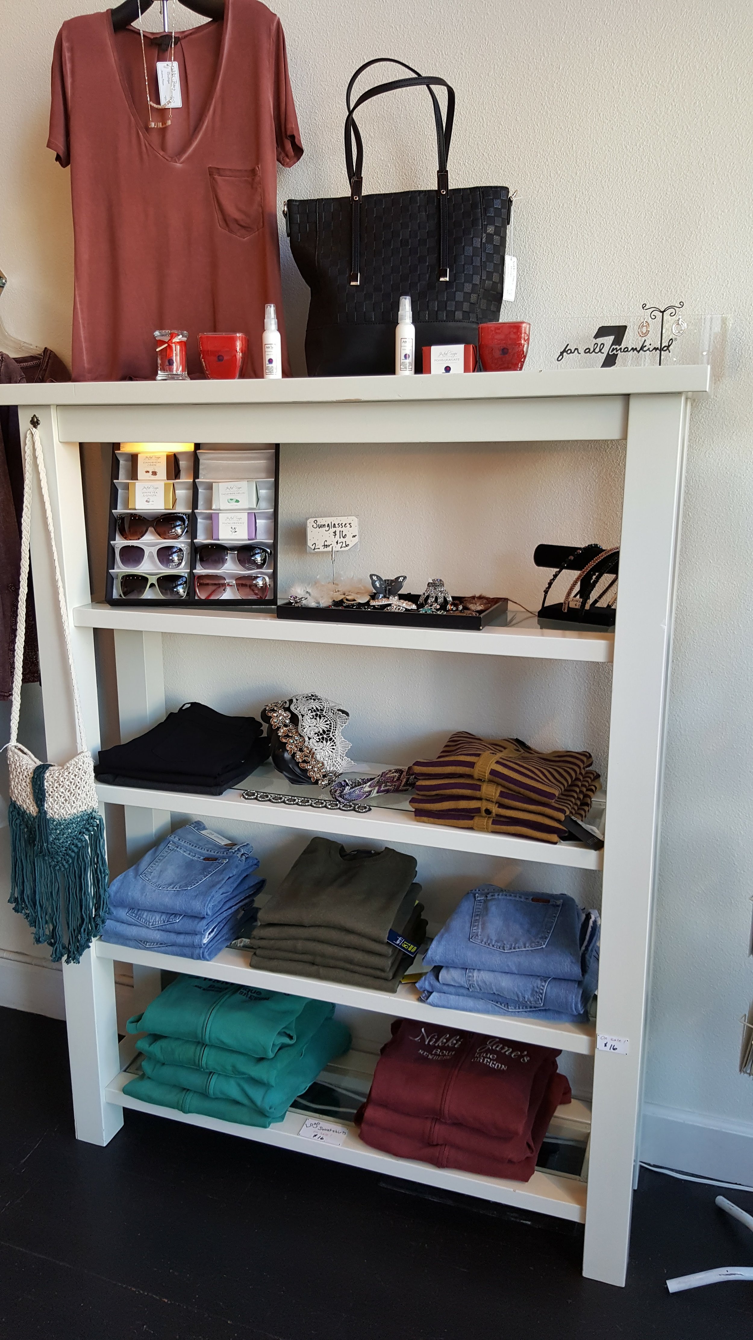 Nikki Jane's not only stocks the most up-to-date clothing trends, but accessories as well.