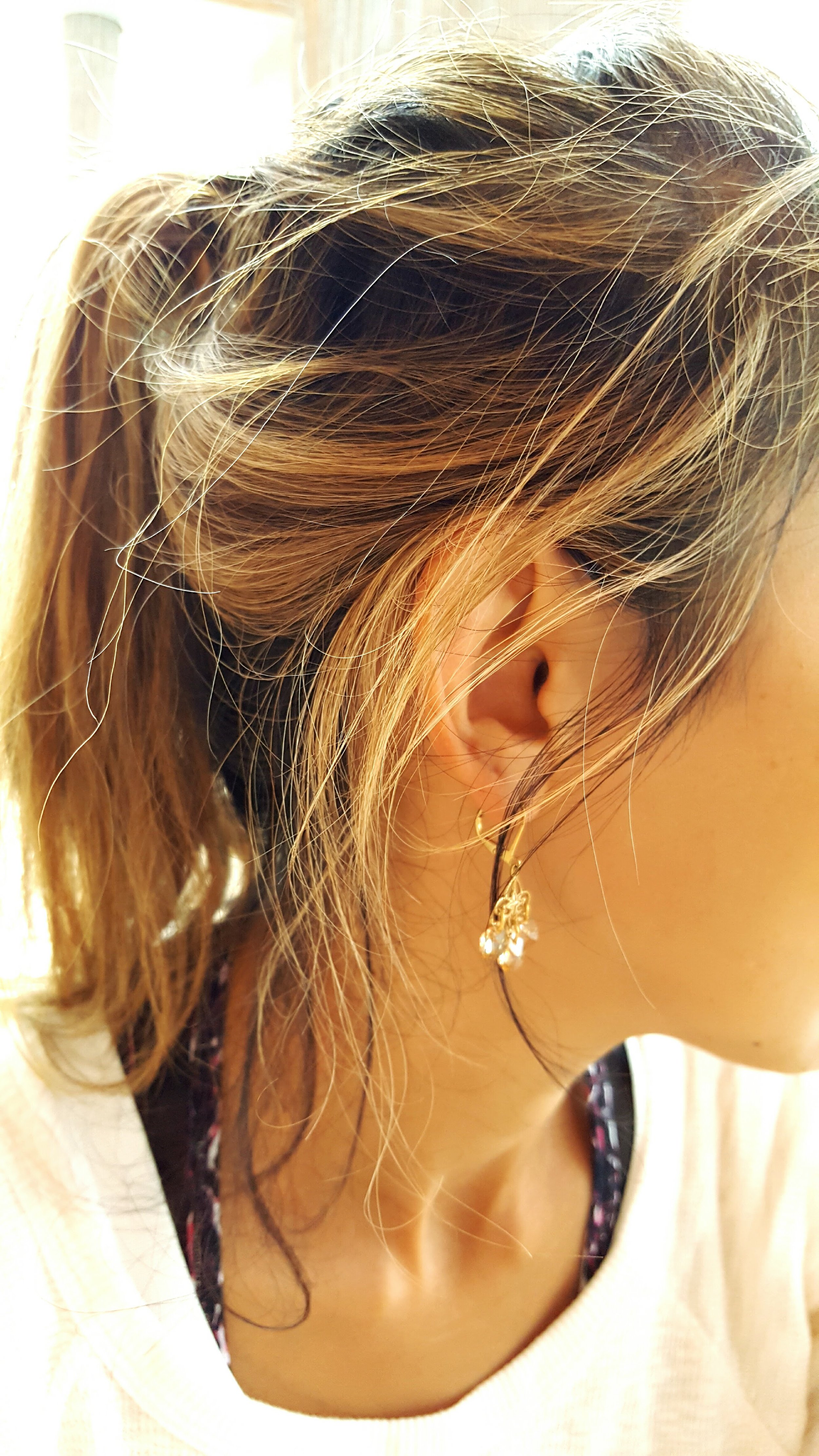 Loving these Chandelier earrings - light and dainty - from Jovi in Newport, Oregon