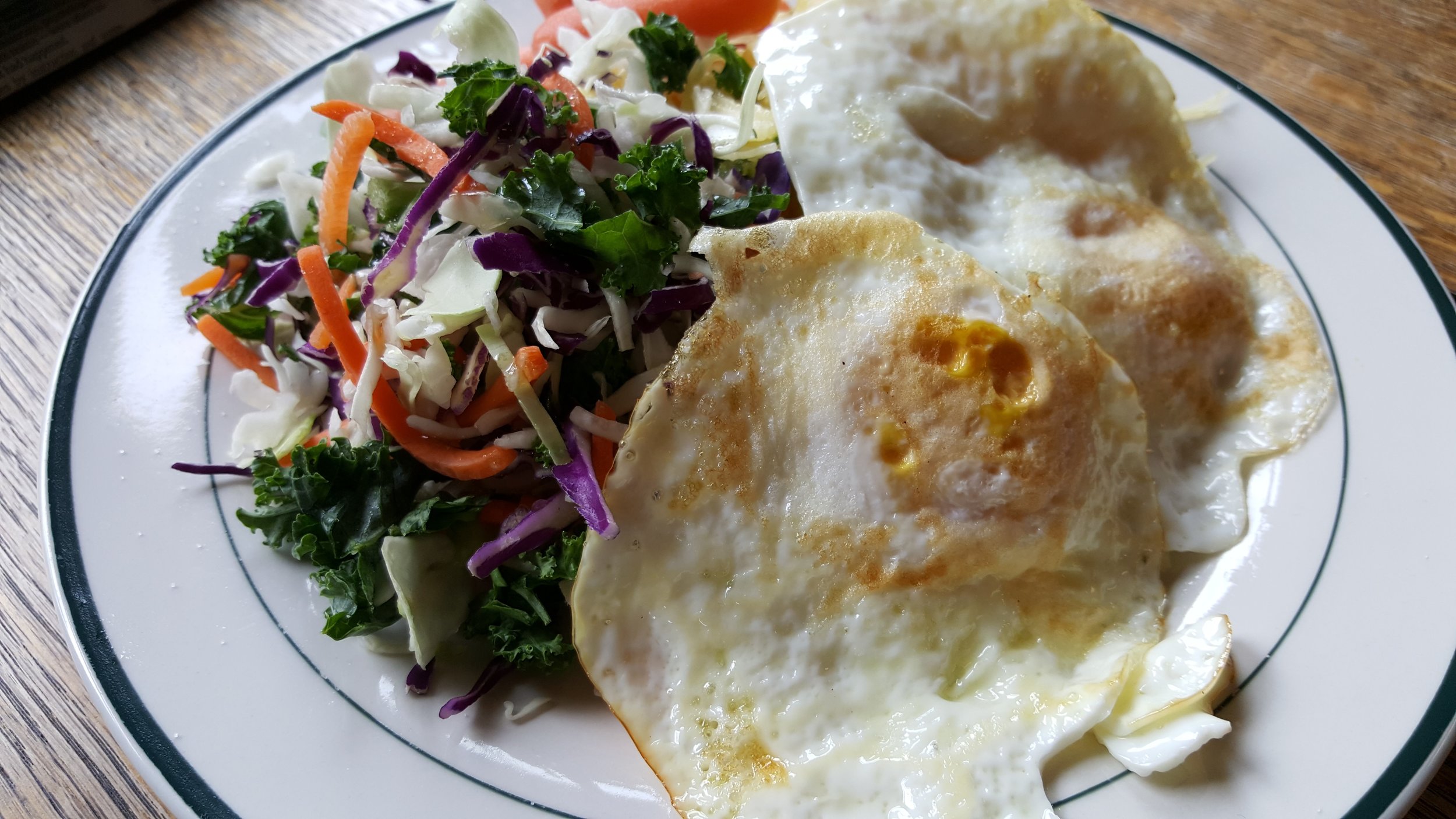 kale and egg salad