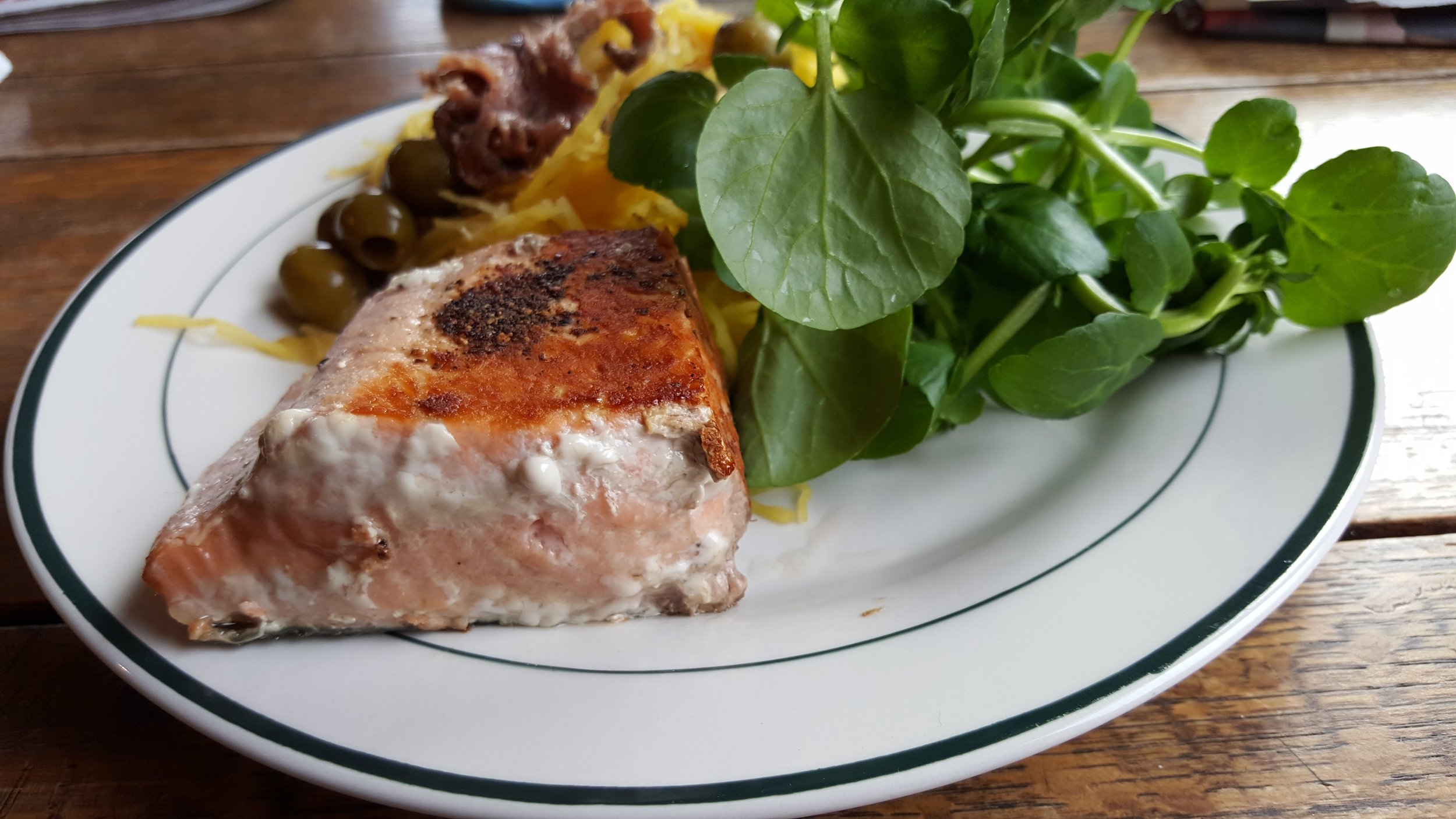 Homemade lunch - all ingredients purchased from the local farm market