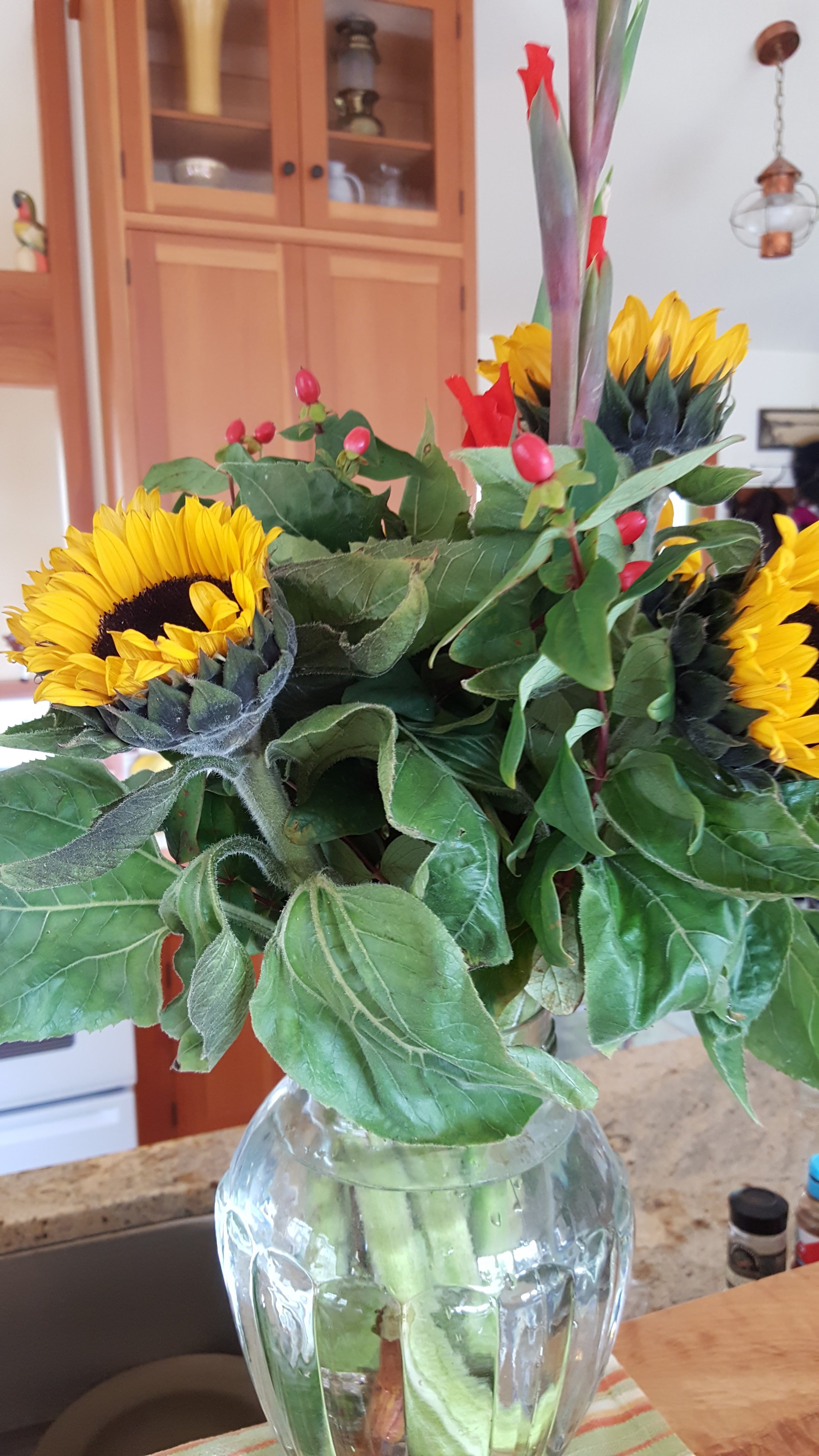 Holiday bouquet from the market