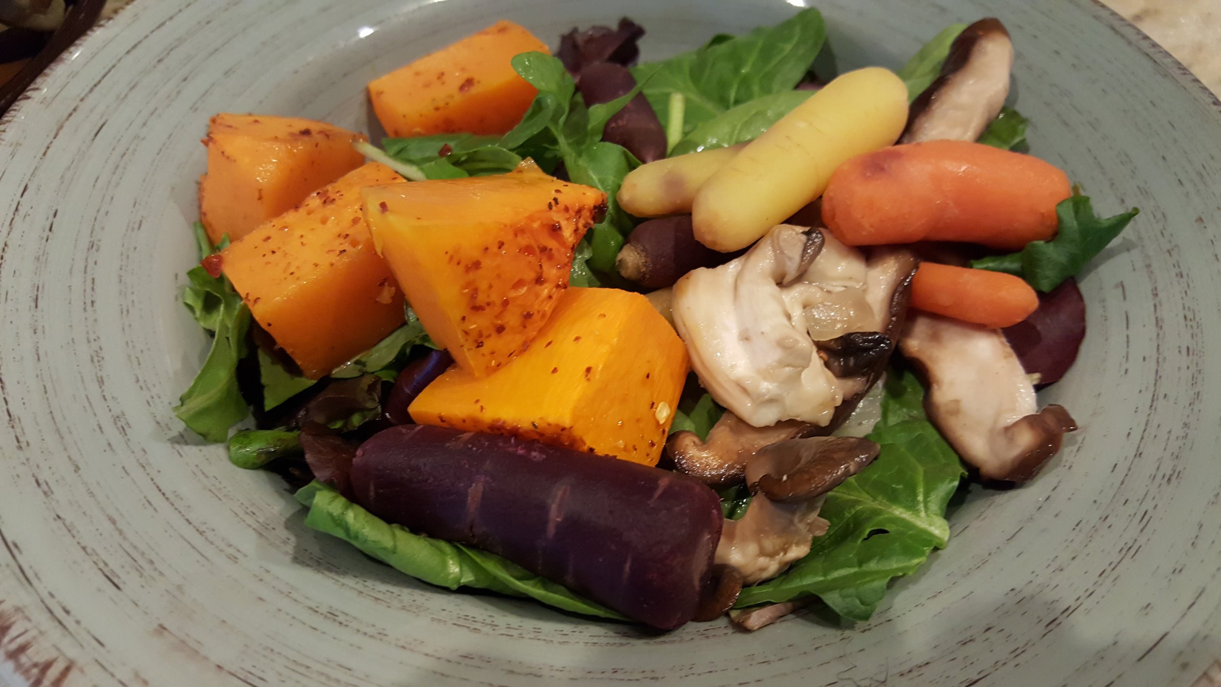 Butternut squash salad