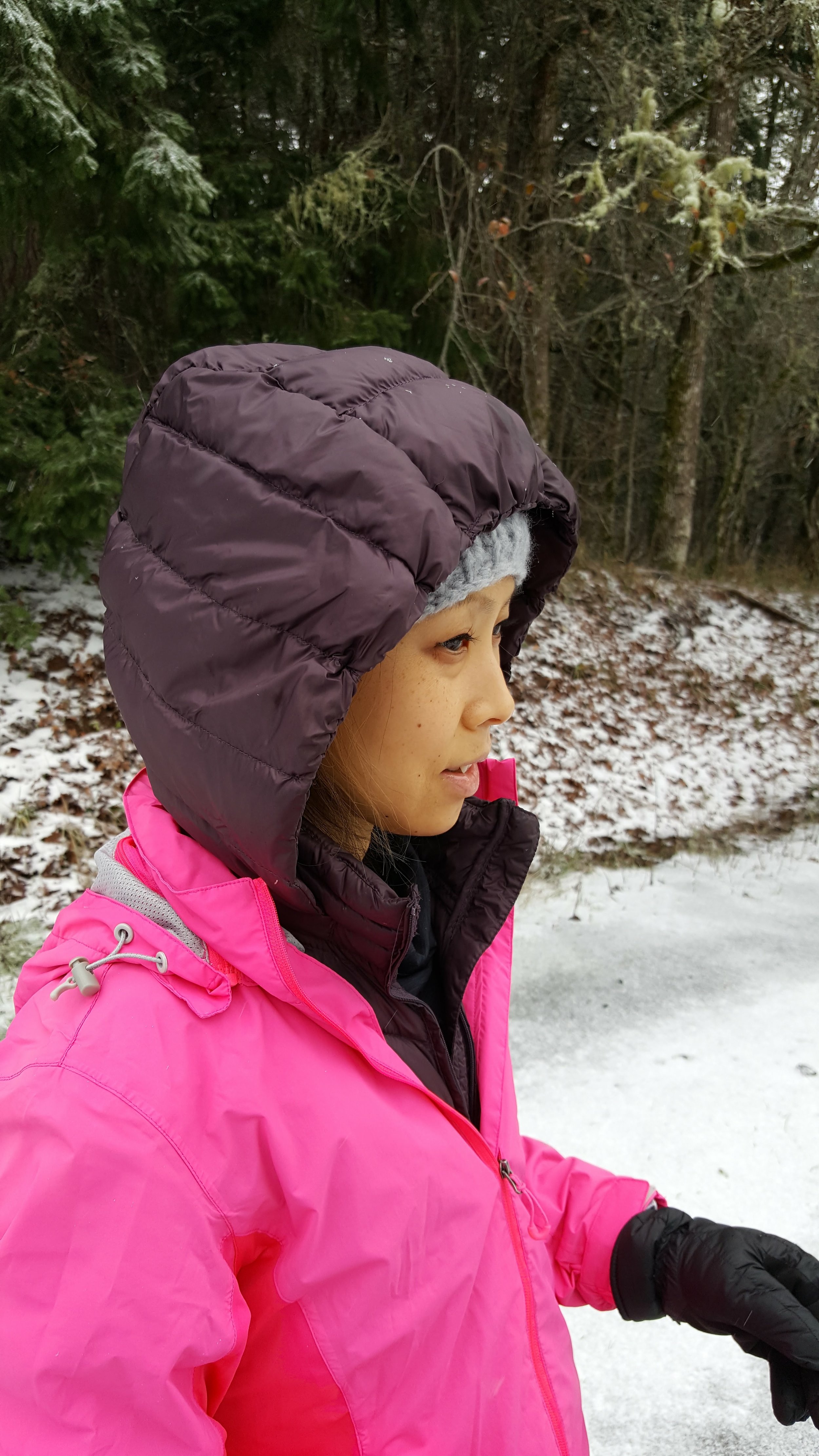 Layer up to stay warm(Road Runner Sports jacket)