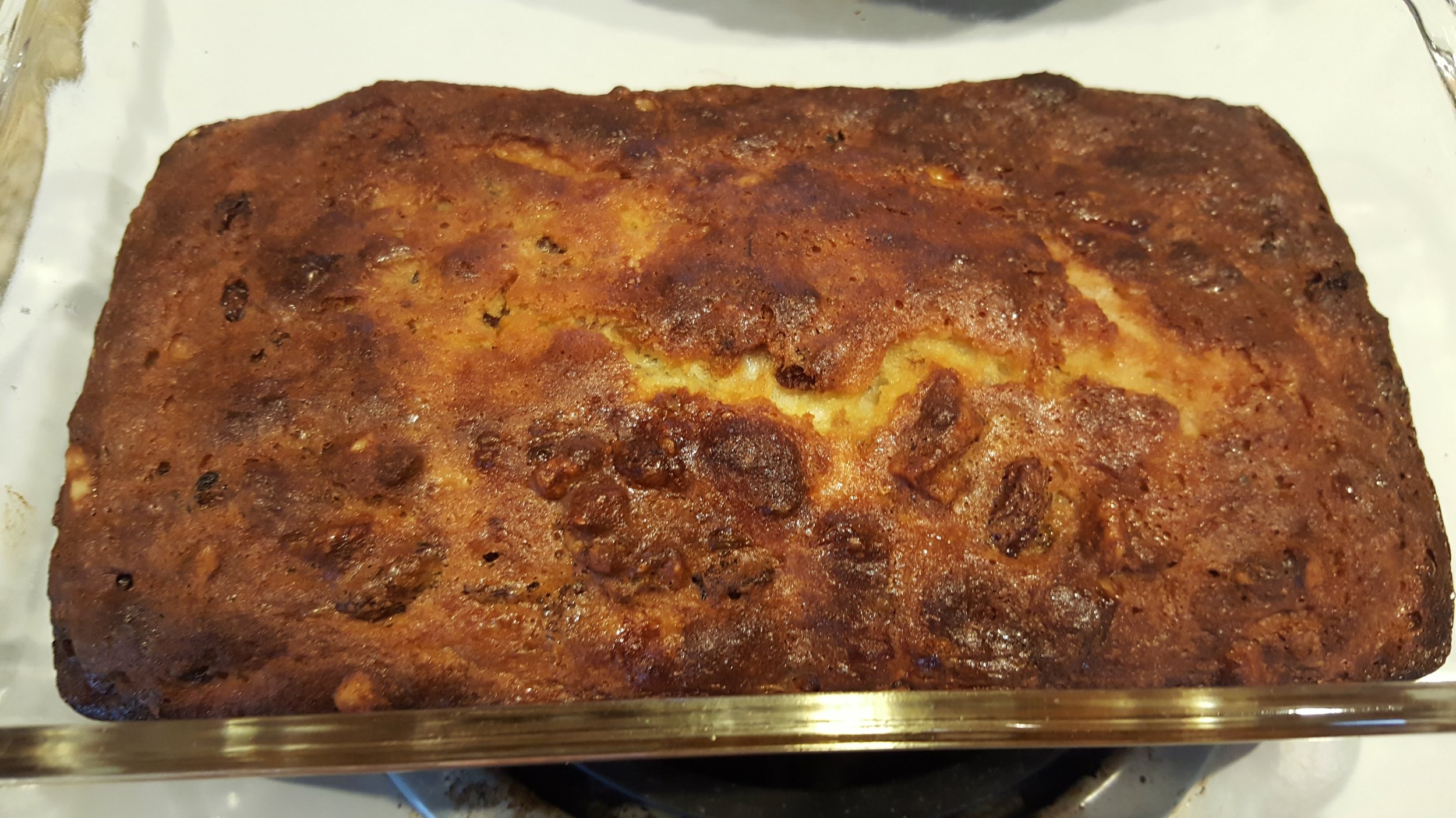 Delicious Honey Walnut Raisin Bread straight from the Oven!