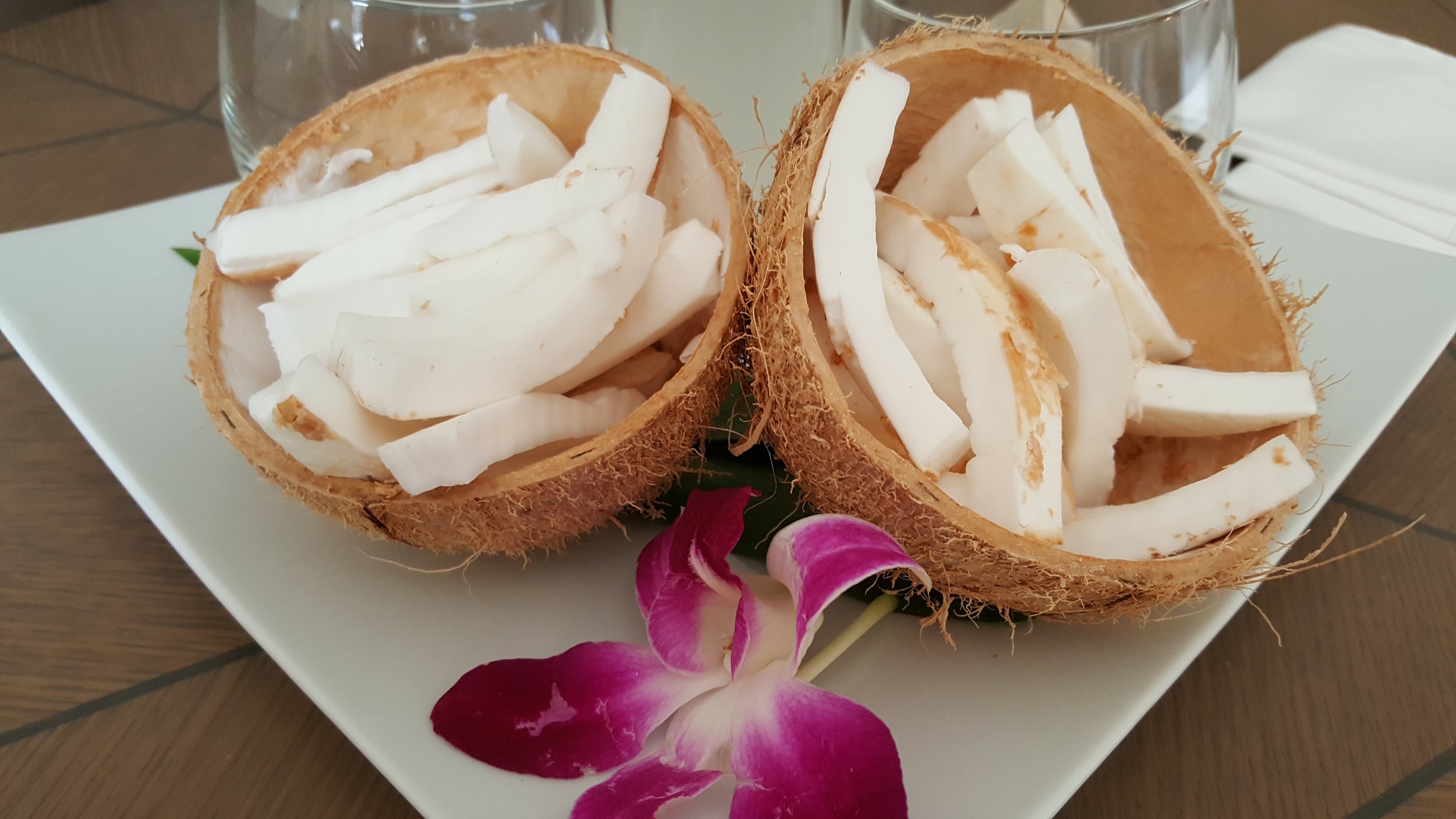 Fresh coconut meat