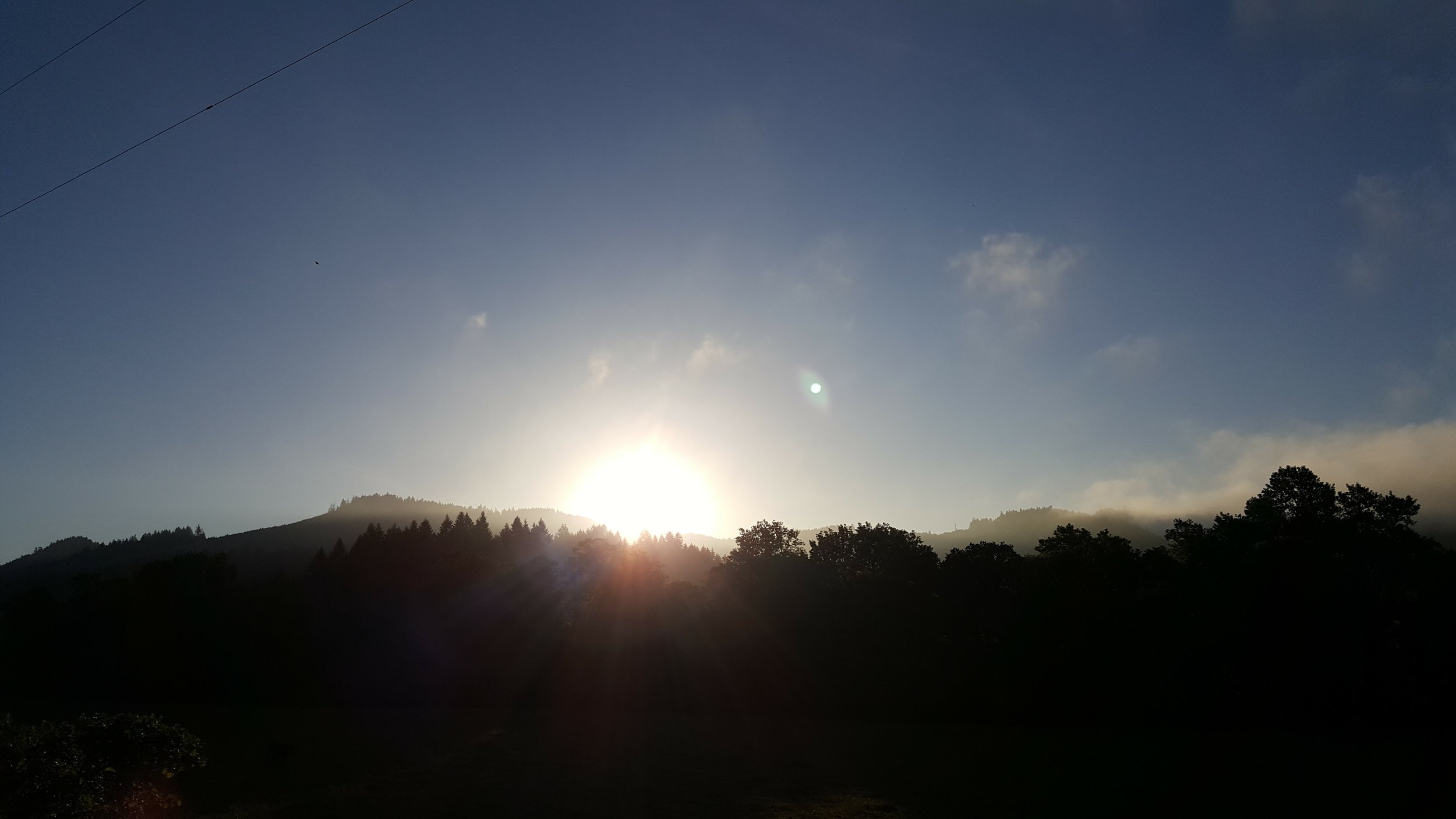 Nothing beats a morning run in the mountains of Oregon