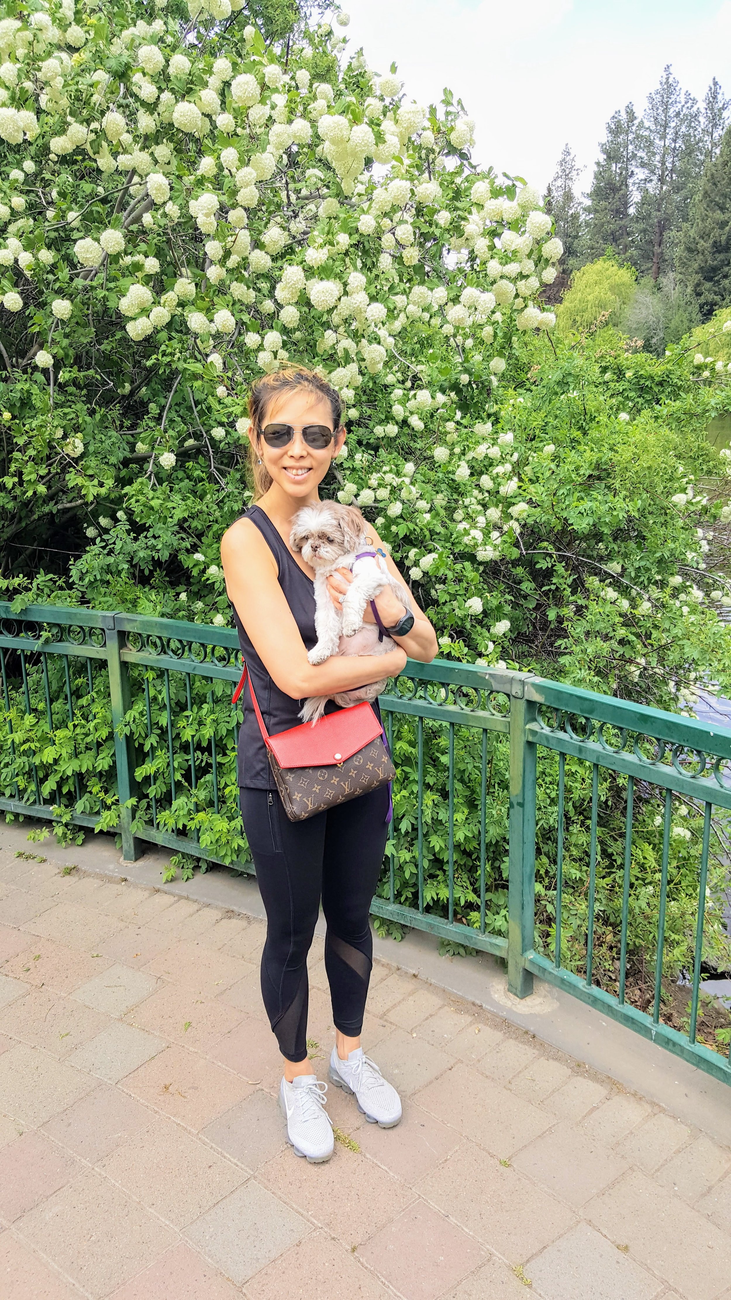 Both lodges are dog friendly, which was a plus since our 14 year old shih tzu Coco loves to travel and be close to her humans!