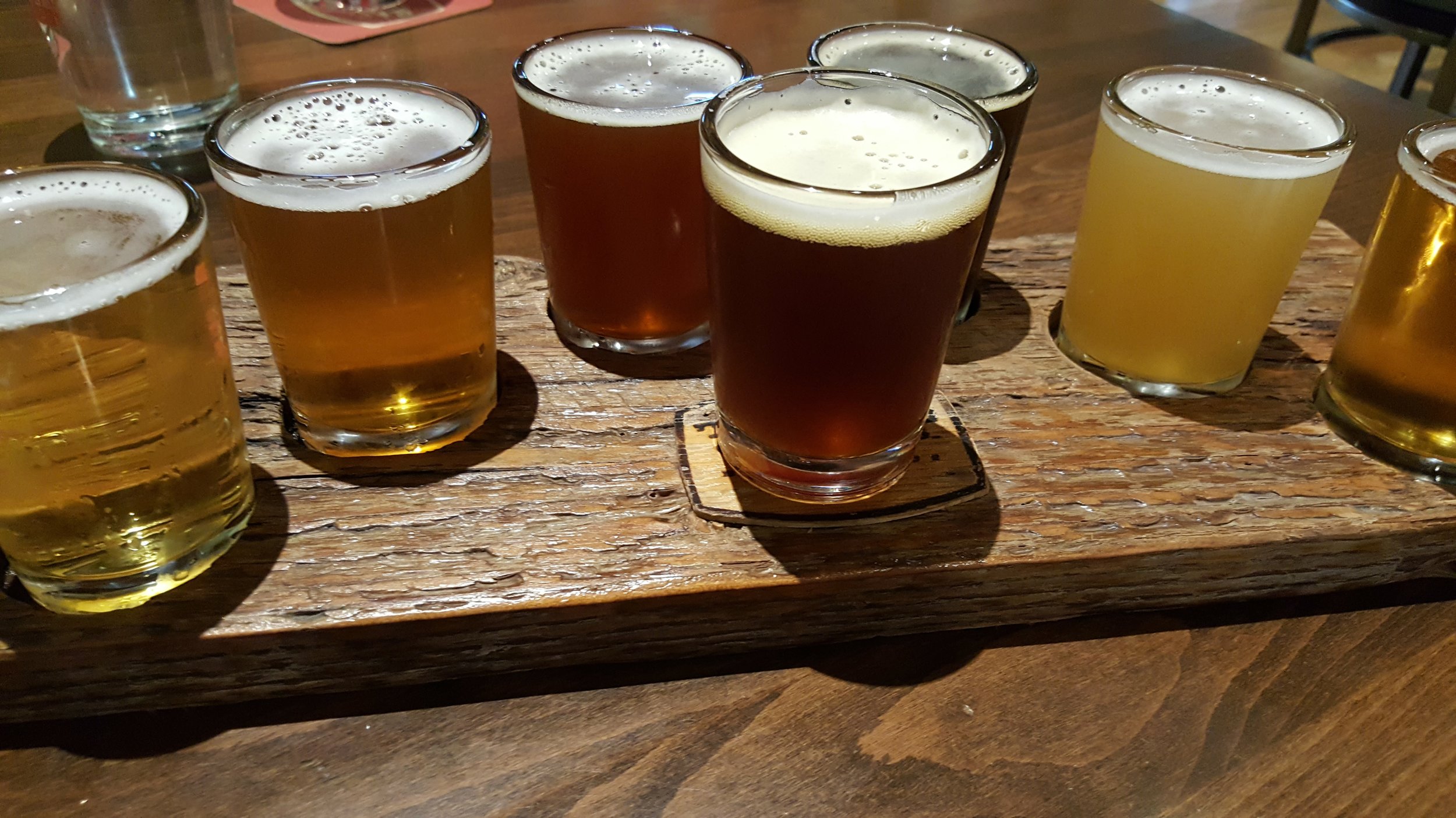 Three Creeks Brewery serves up a variety of beers!