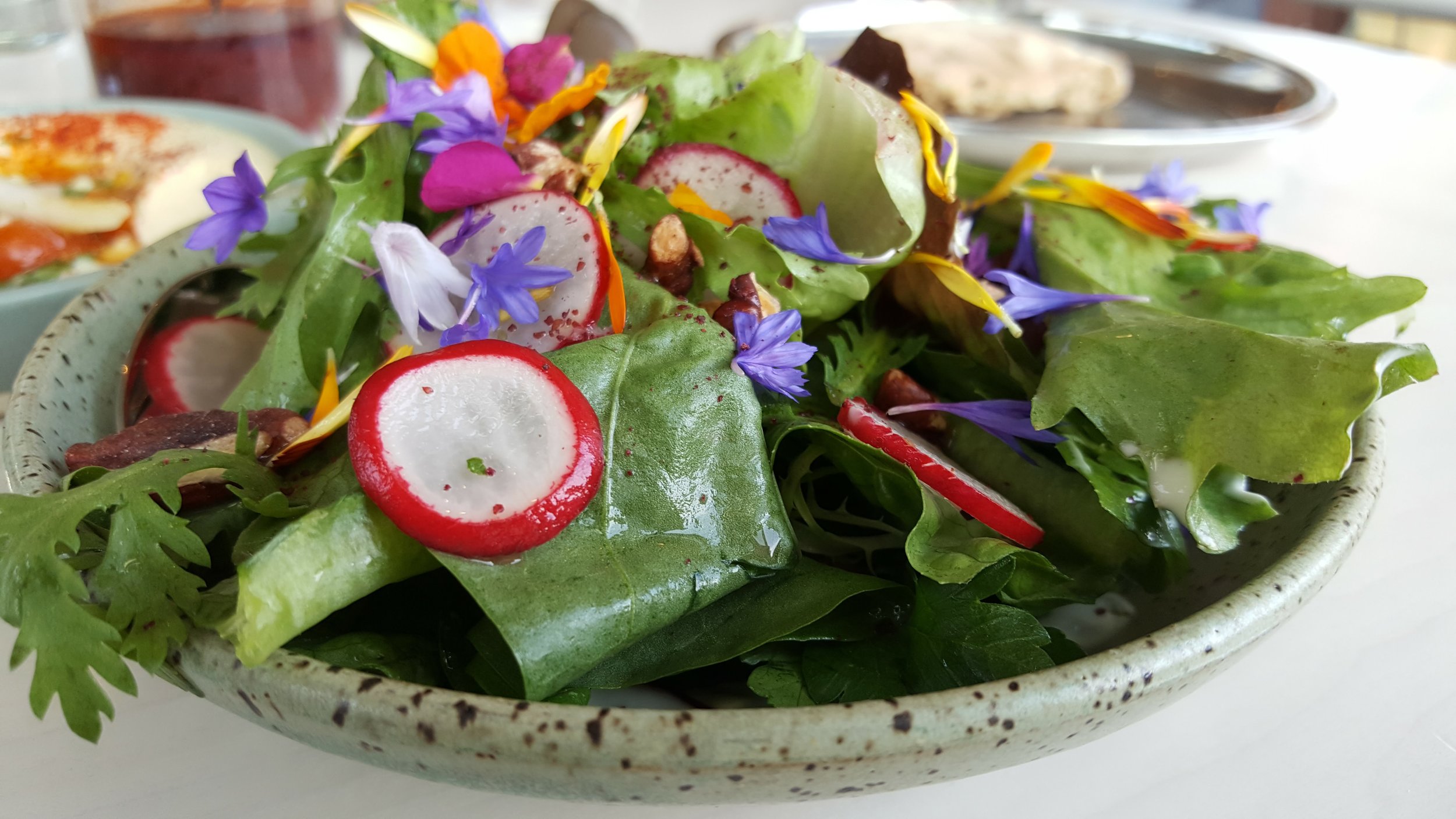 This salad is so pretty - almost too pretty to eat!