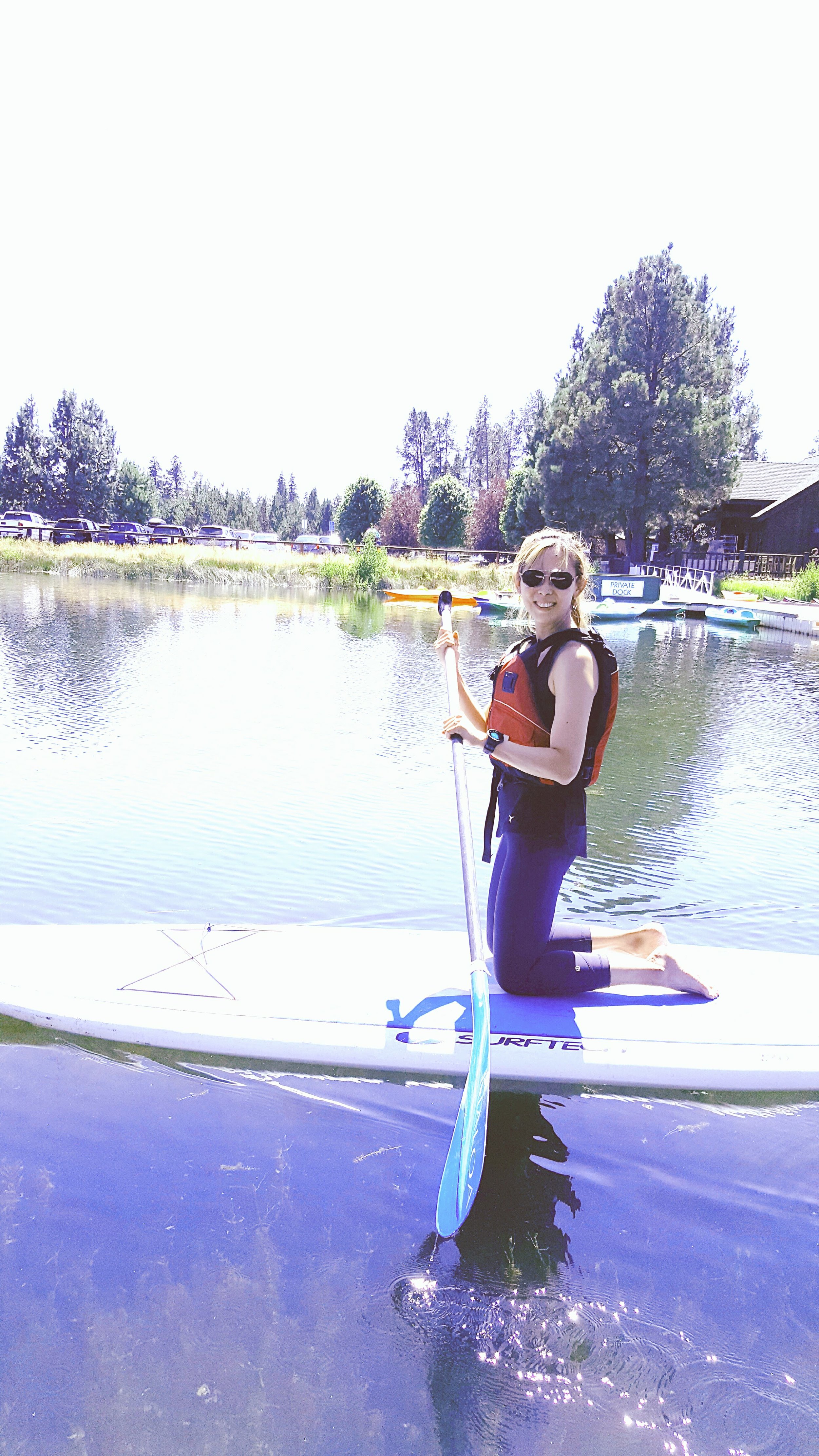 SUP-ing at Sunriver - finding balance is important both in life and on the paddle board