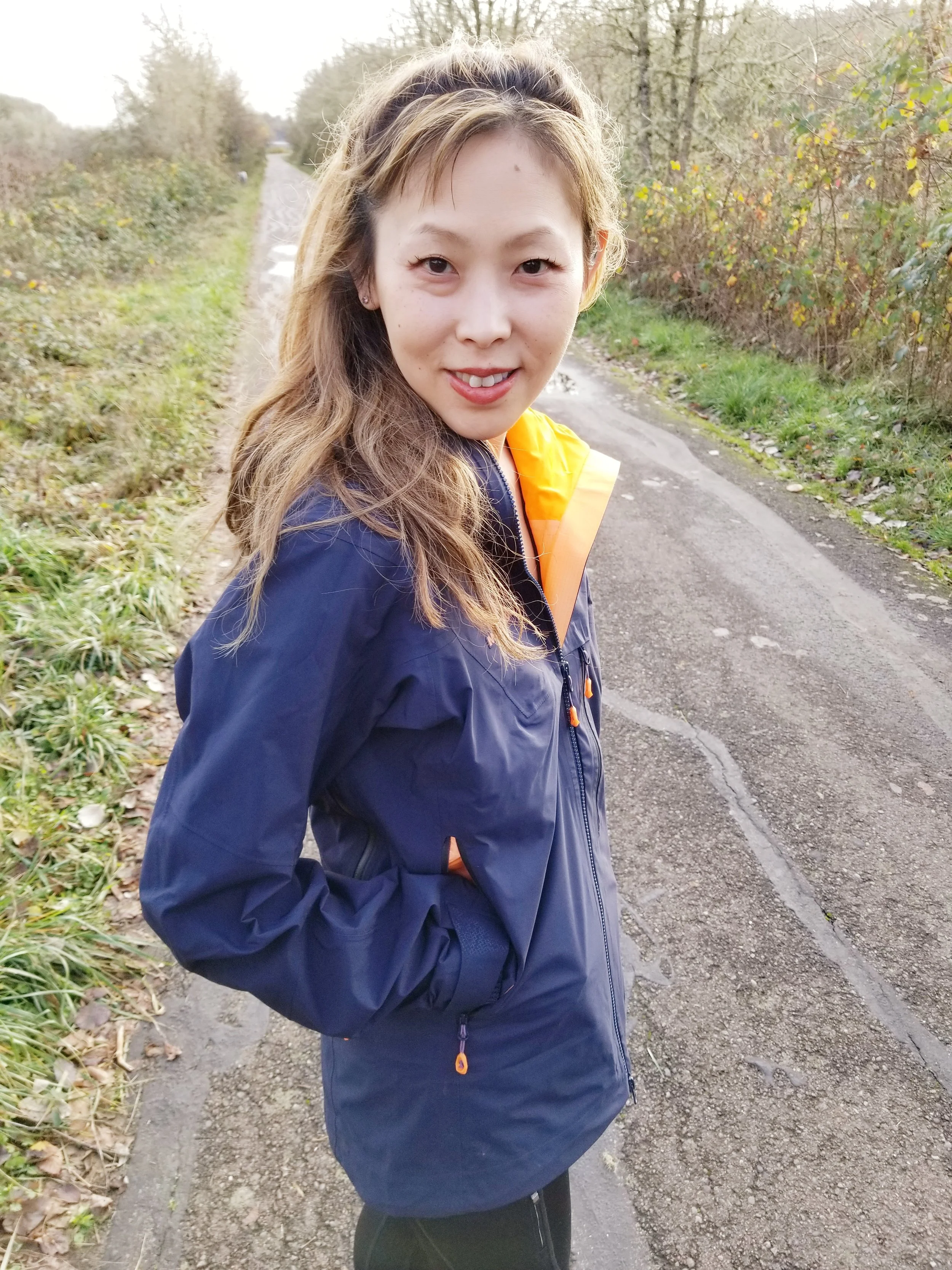 Layering is key on trail runs.