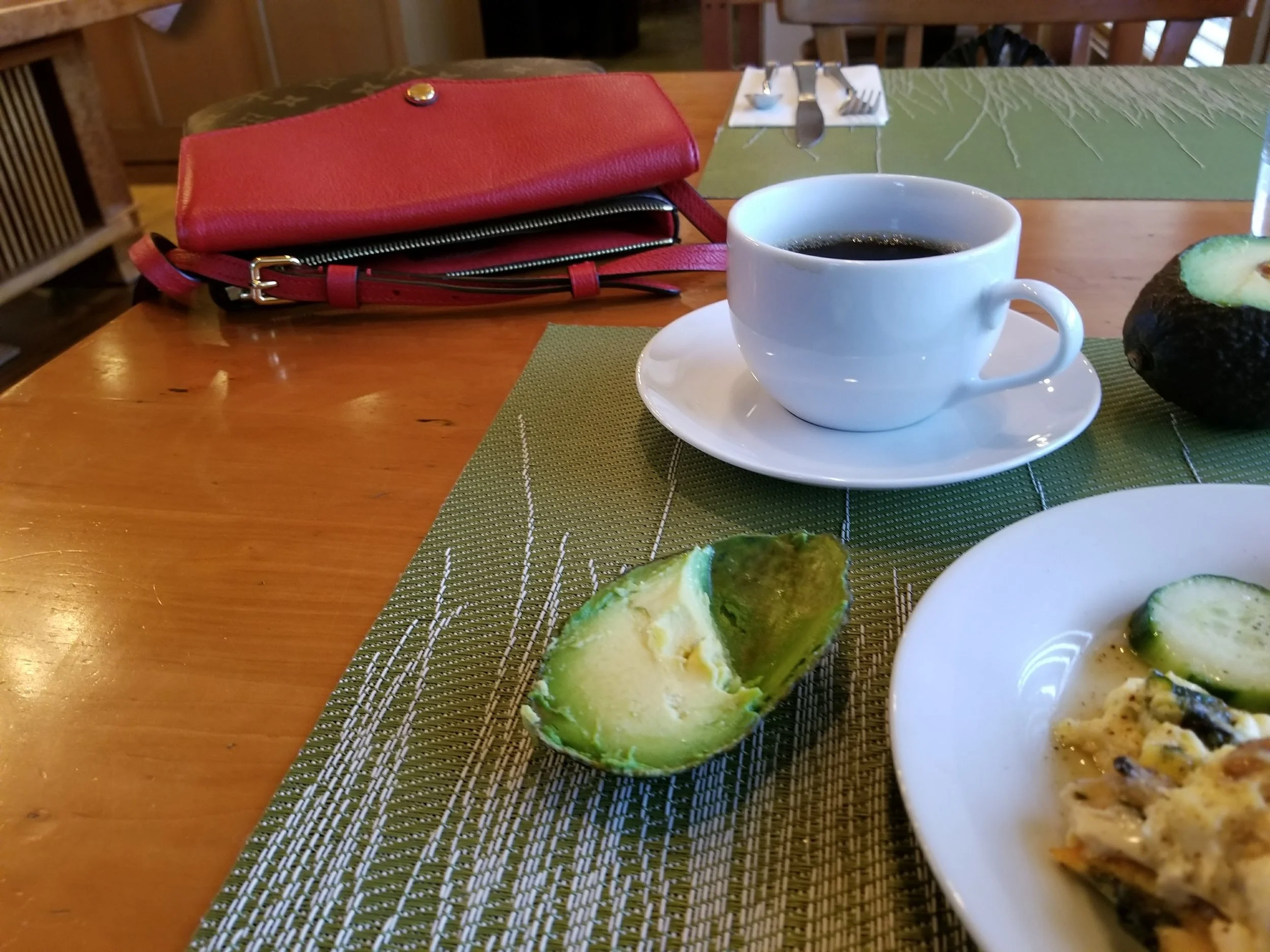 Dining alone is great for spreading out and taking up space ;)
