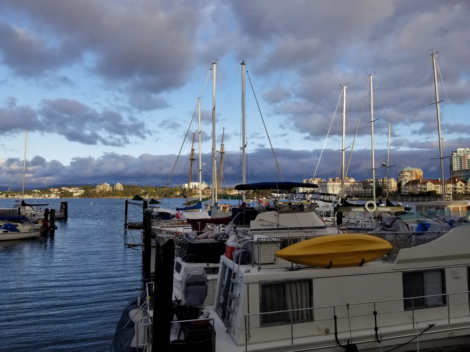 Victoria Harbour is packed with beautiful scenery for leisurely walks