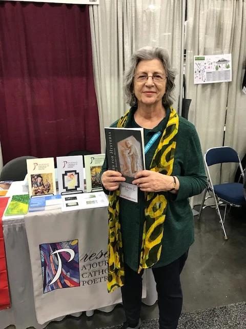 MaryAnn L. Miller during her book signing for Cures for Hysteria (Finishing Line, 2018)