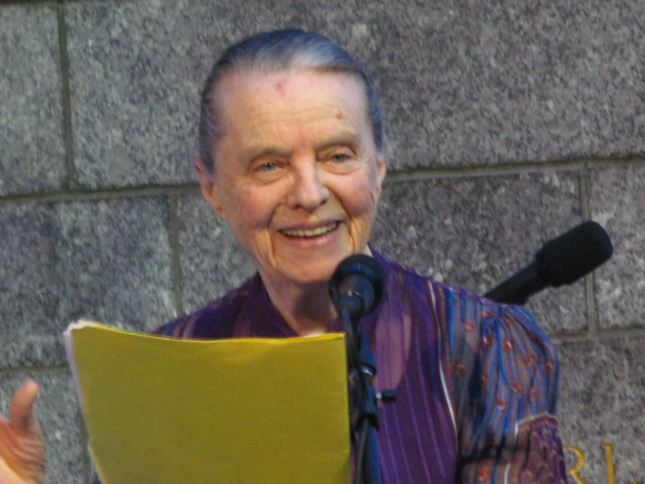 Marie Ponsot in Bryant Park, New York City April 6, 1921 — July 5, 2019 photo courtesy of Josh Mizrahi