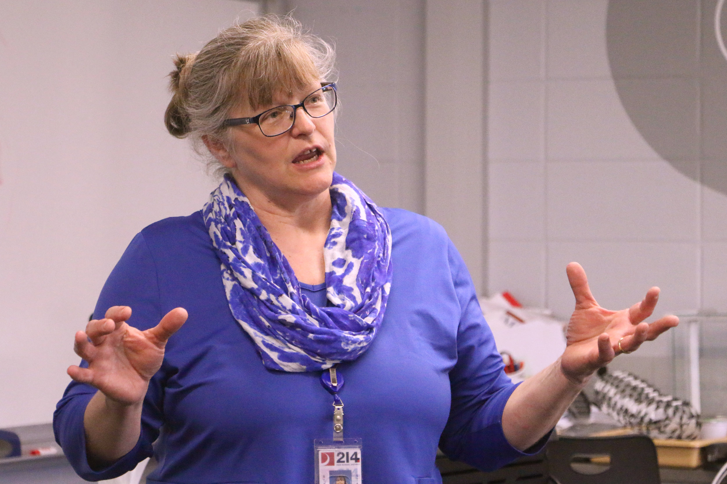 District 214 staff showcase innovative curriculum to education leaders