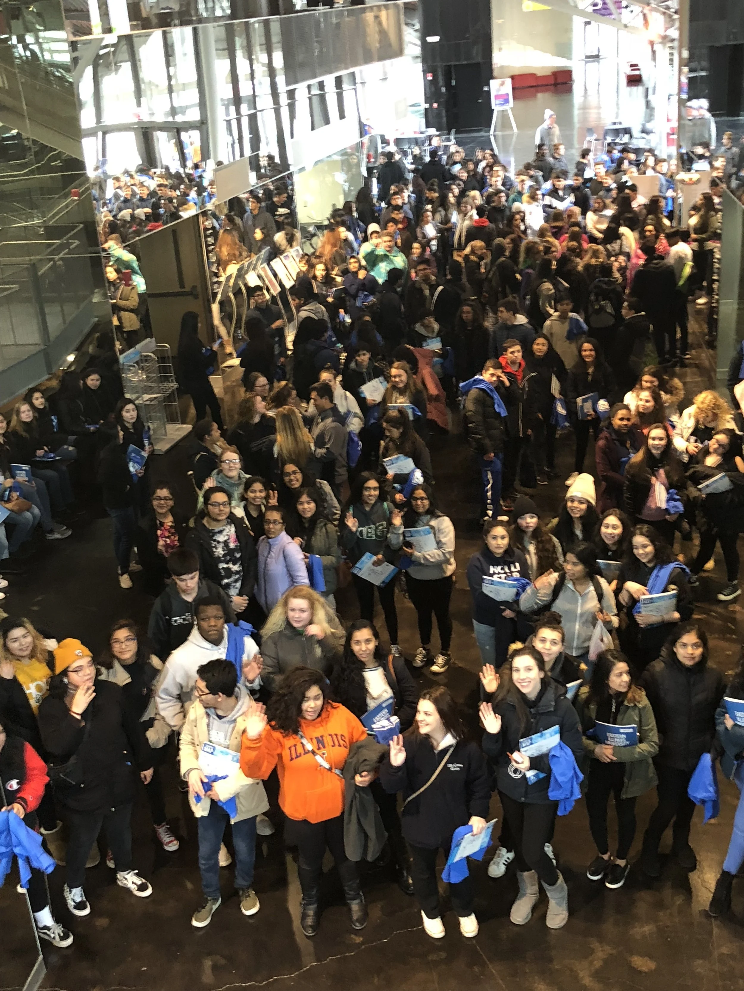 Students participate in District-wide college visit 