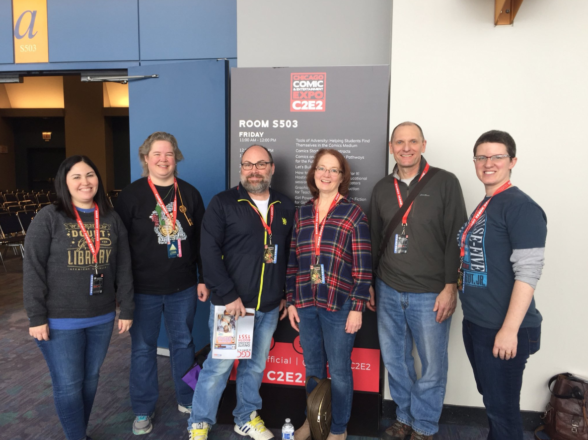 In District 214, librarians foster a lifelong love of books while helping to prepare students for success beyond high school. Photo courtesy of Katie Alexander.