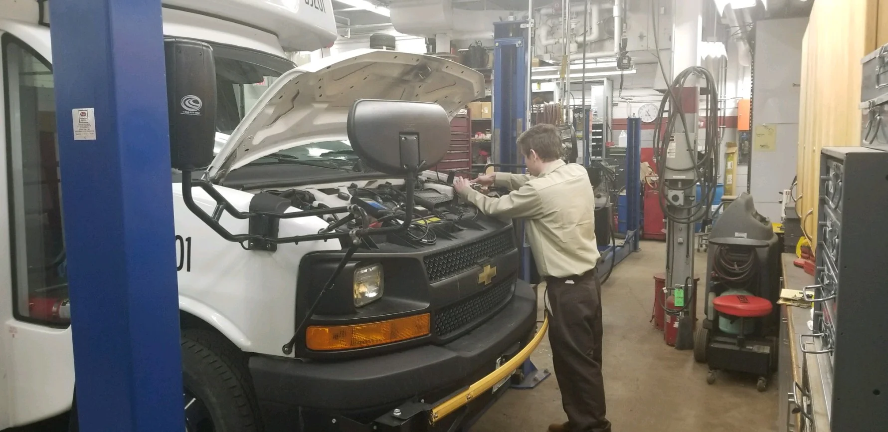 As part of the new Youth Apprenticeship program, District 214 students also have opportunities to gain experience and wages in the automotive and HVAC industries. All apprenticeships are held at District 214.
