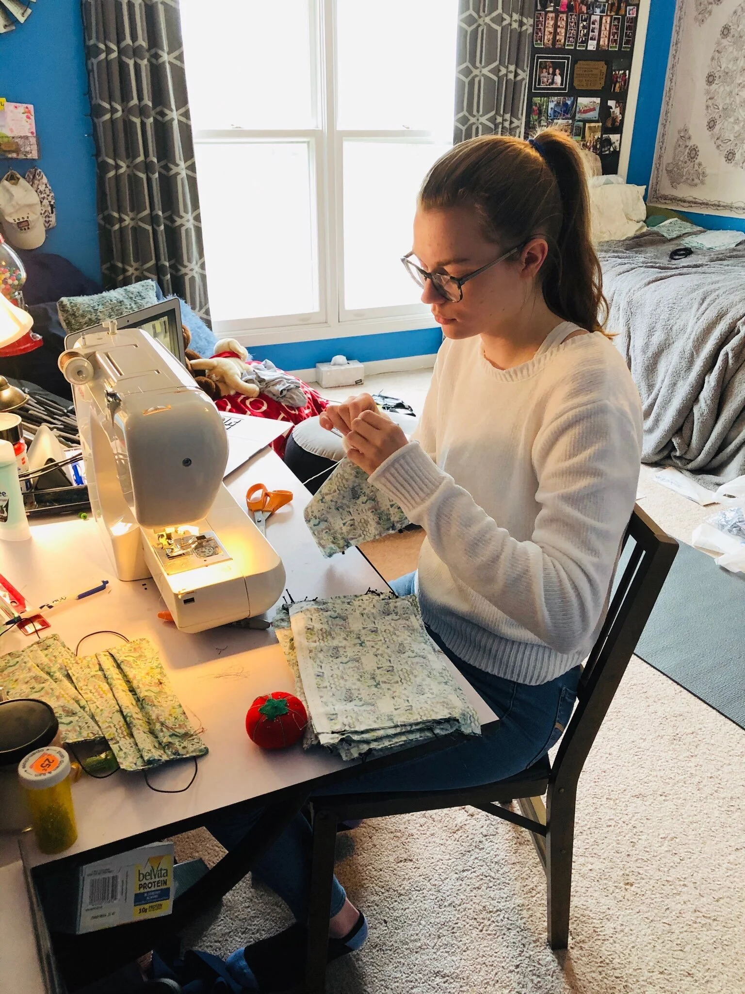 Buffalo Grove teacher launches face mask sewing project with students