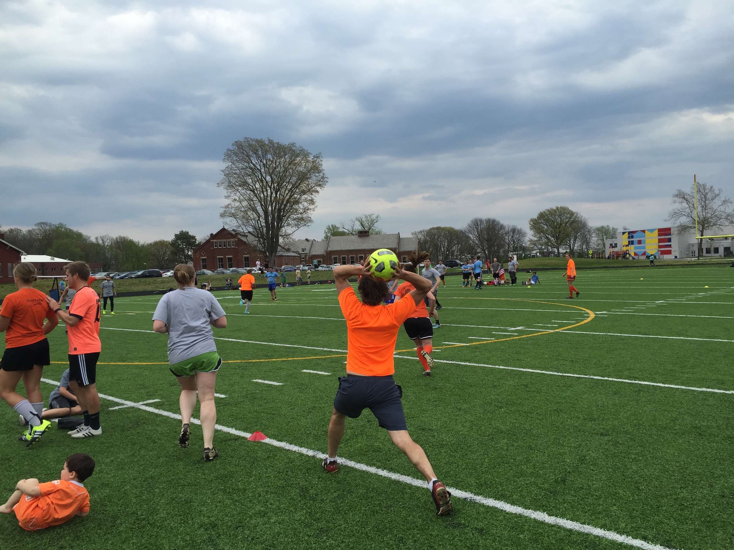 Central State Track and Field at Central Greens, where Indy City Futbol plays
