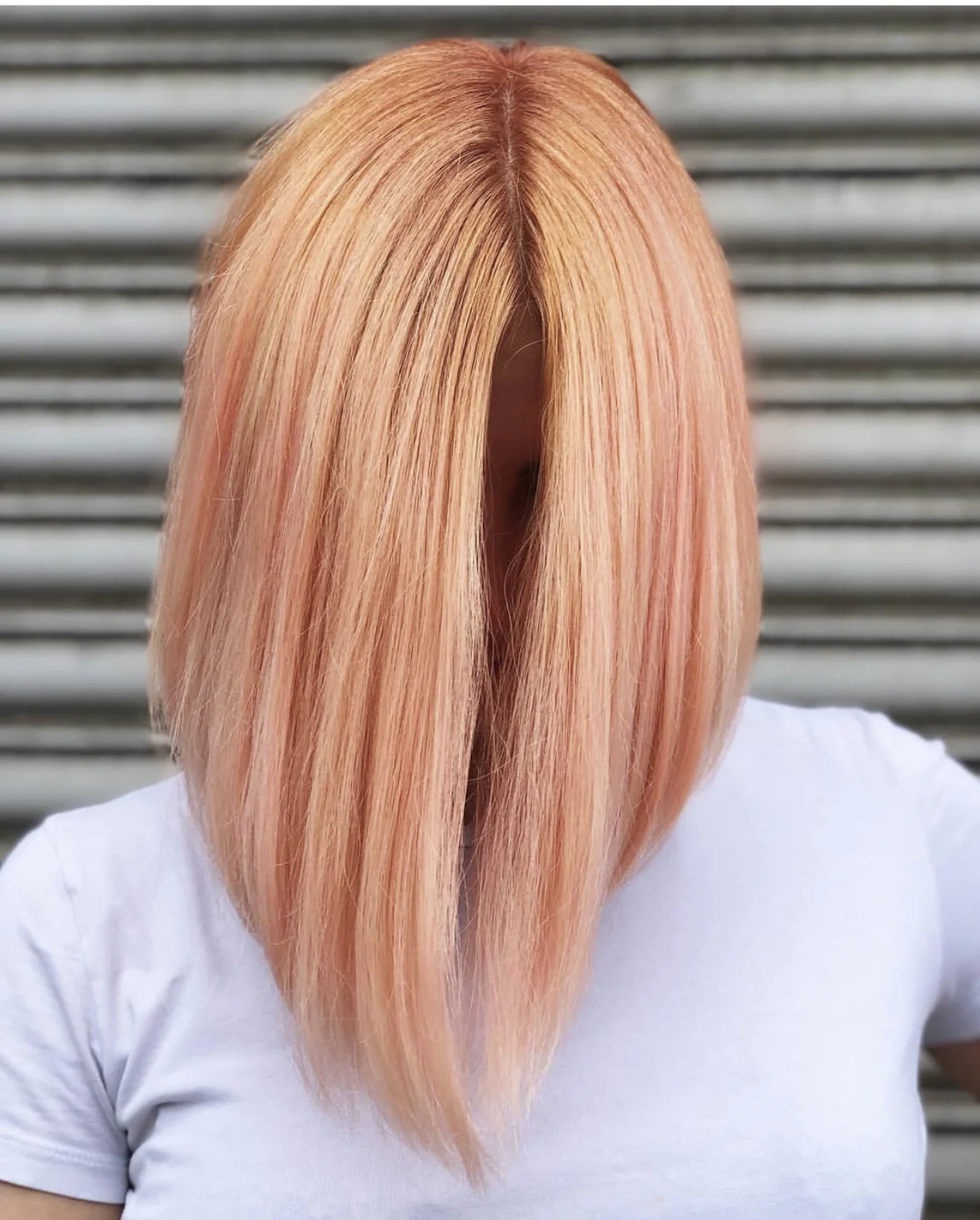 Bob cut i deilig aprikos