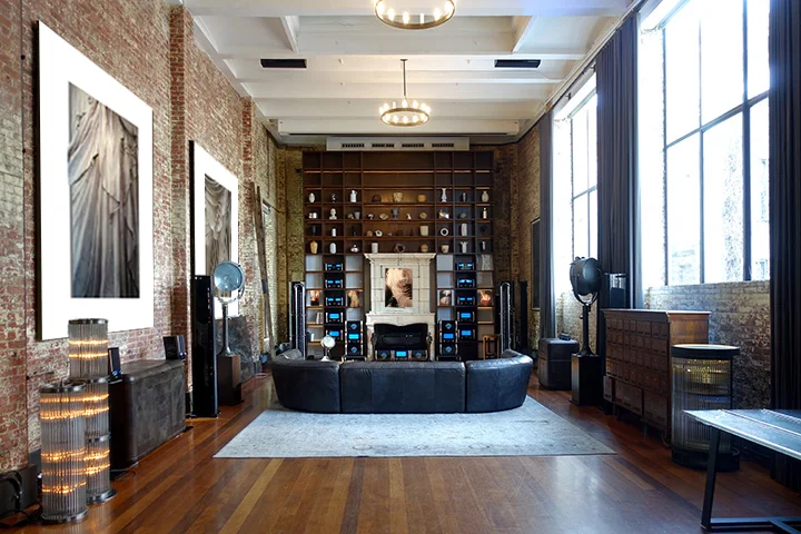 WOM Installation 3 Large Drapes Three Dimensional Photographic Reliefs Each Size: 97" x 64" Unique Works Date: 2018