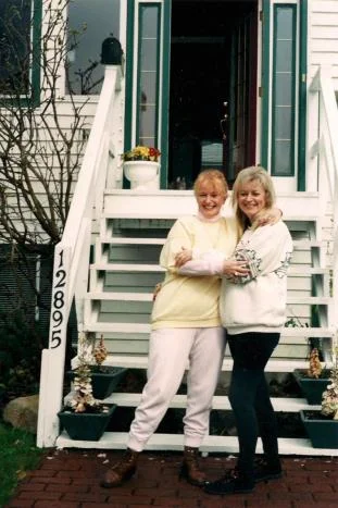 My favourite photo of Tamara and I... taken in 1997 and I think that we were Outrageous Old Broads way back then!
