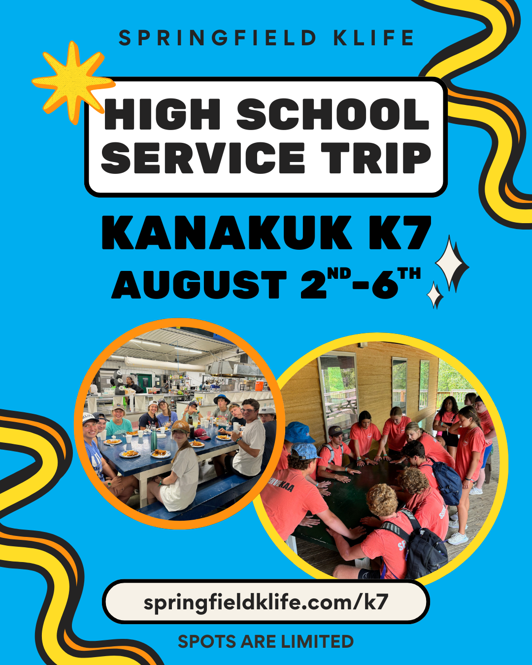 High School Service Trip - K7!